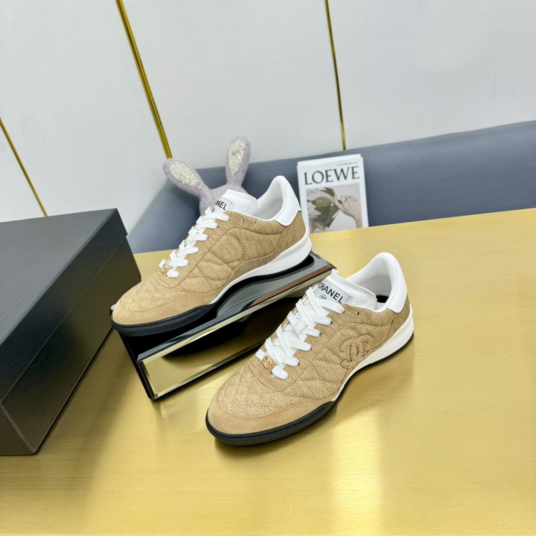 versión superior Chanel Chanel - 2024 contador modelos casuales entrenadores este diseño clásico; su