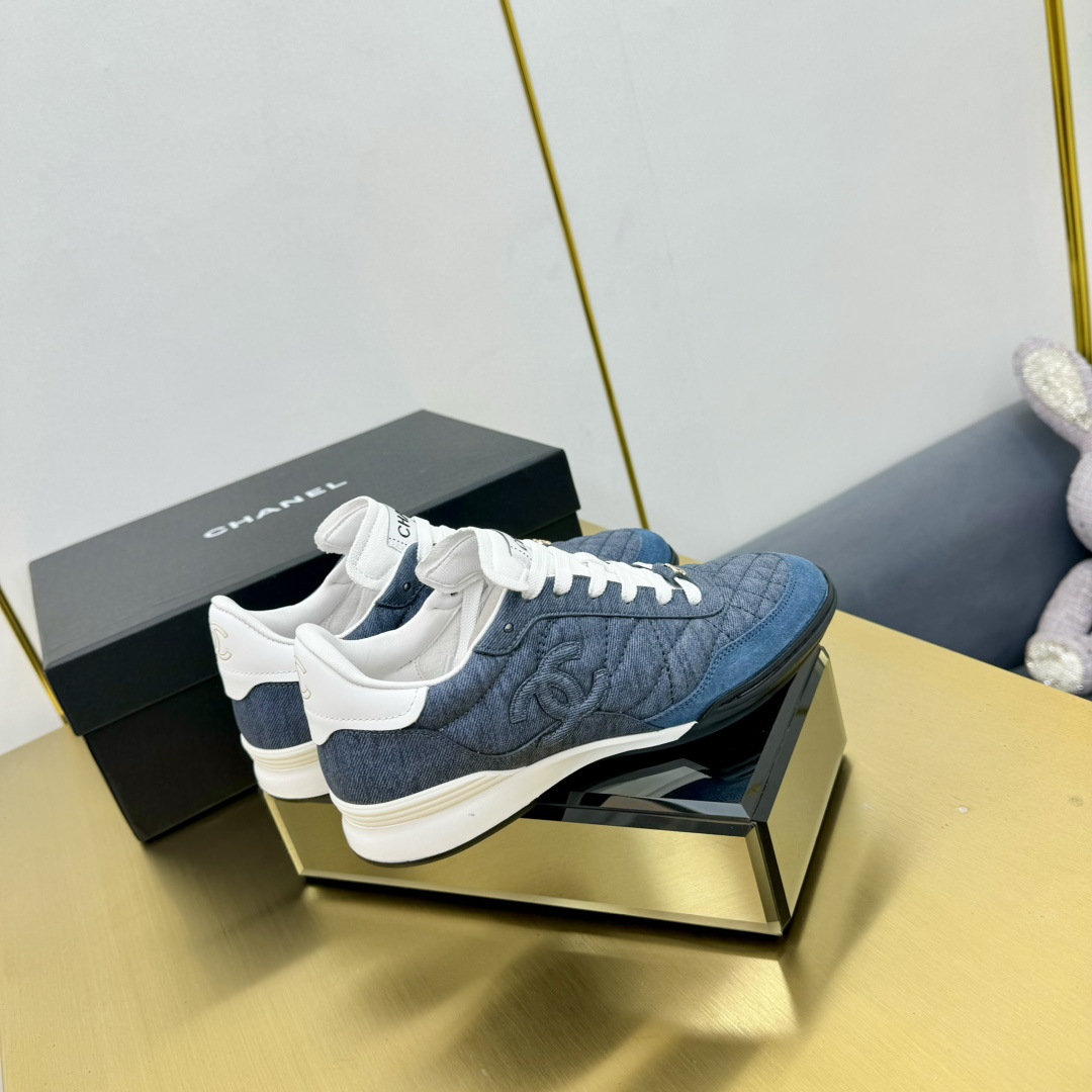 versión superior Chanel Chanel - 2024 contador modelos casuales entrenadores este diseño clásico; su