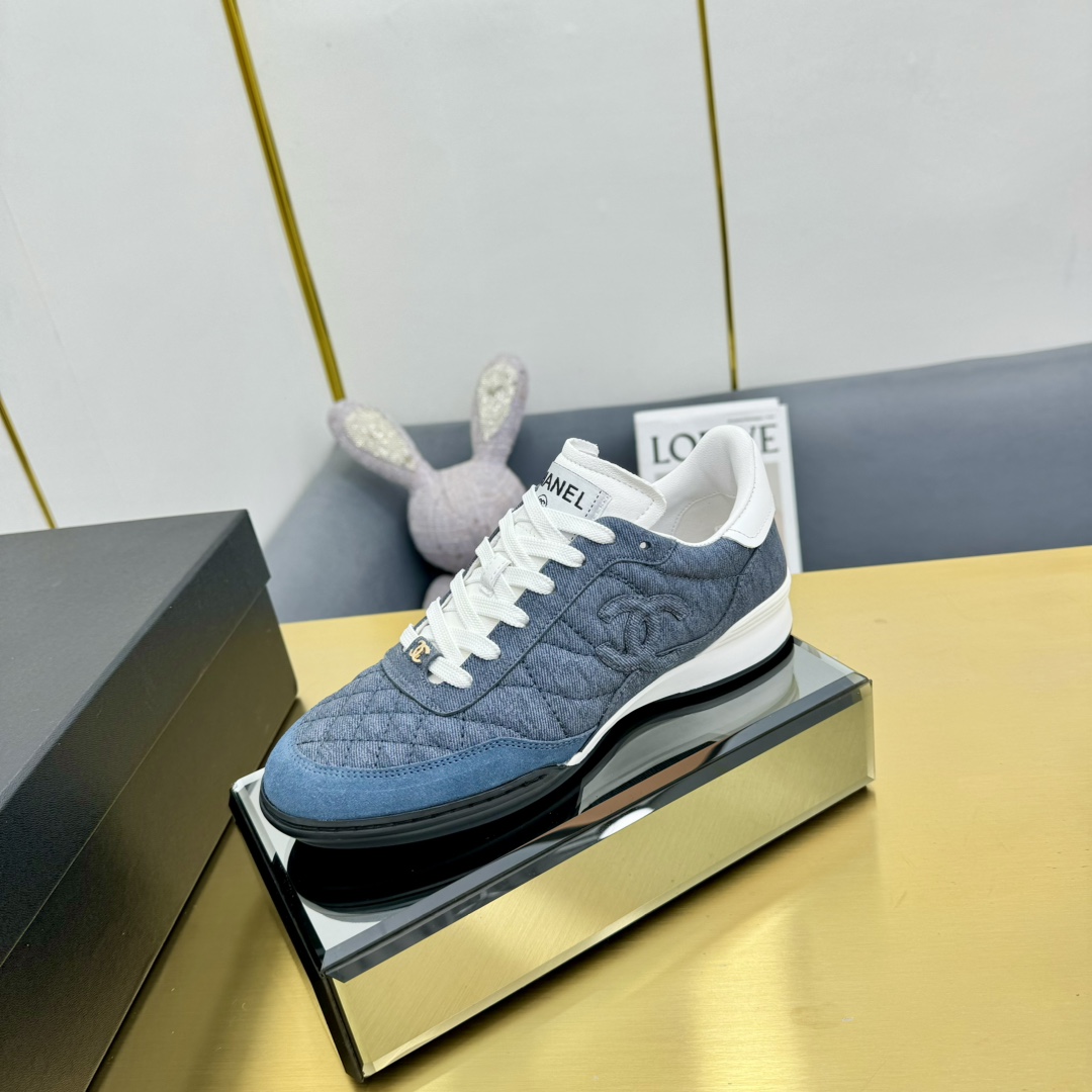 versión superior Chanel Chanel - 2024 contador modelos casuales entrenadores este diseño clásico; su