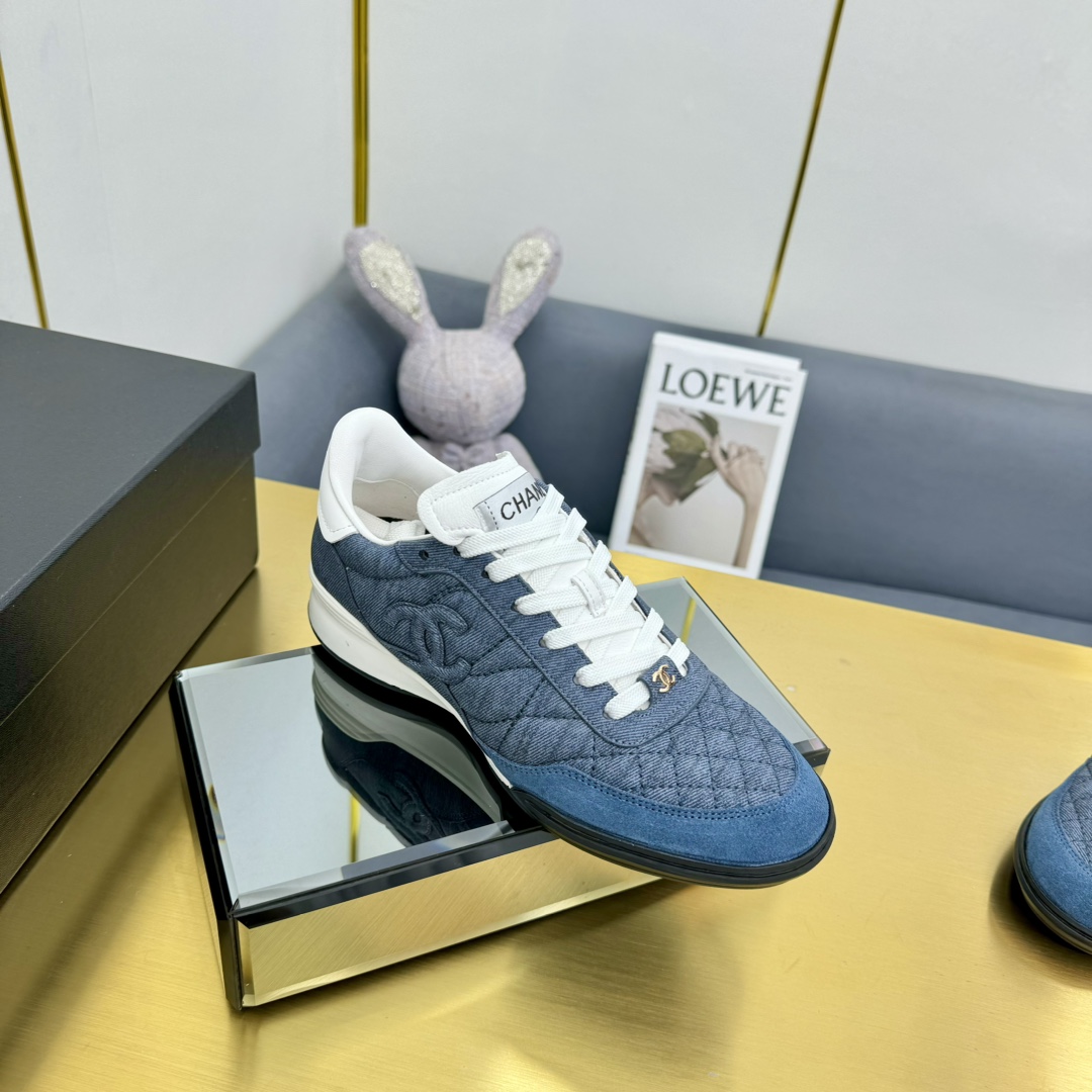 versión superior Chanel Chanel - 2024 contador modelos casuales entrenadores este diseño clásico; su