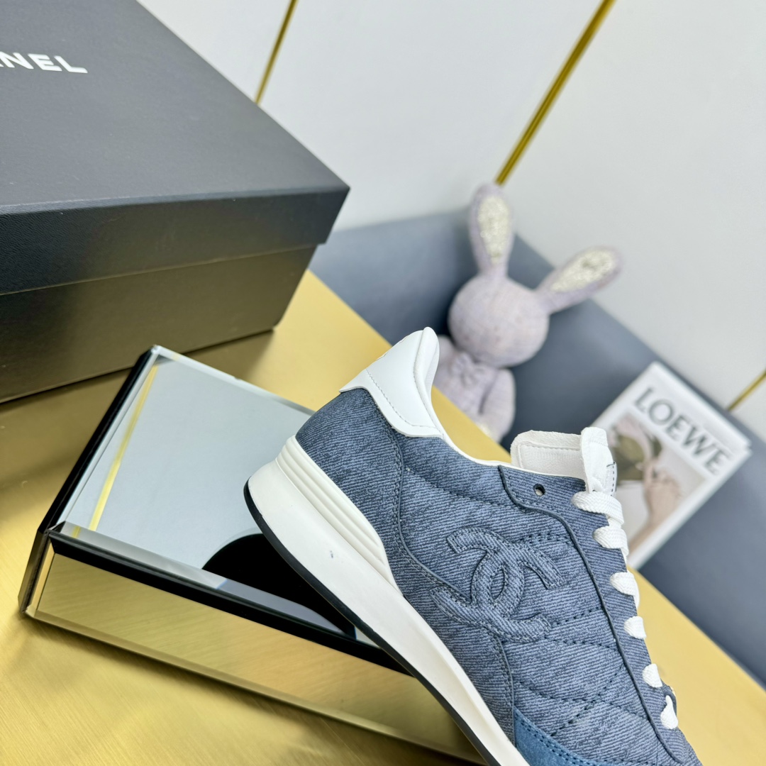 versión superior Chanel Chanel - 2024 contador modelos casuales entrenadores este diseño clásico; su