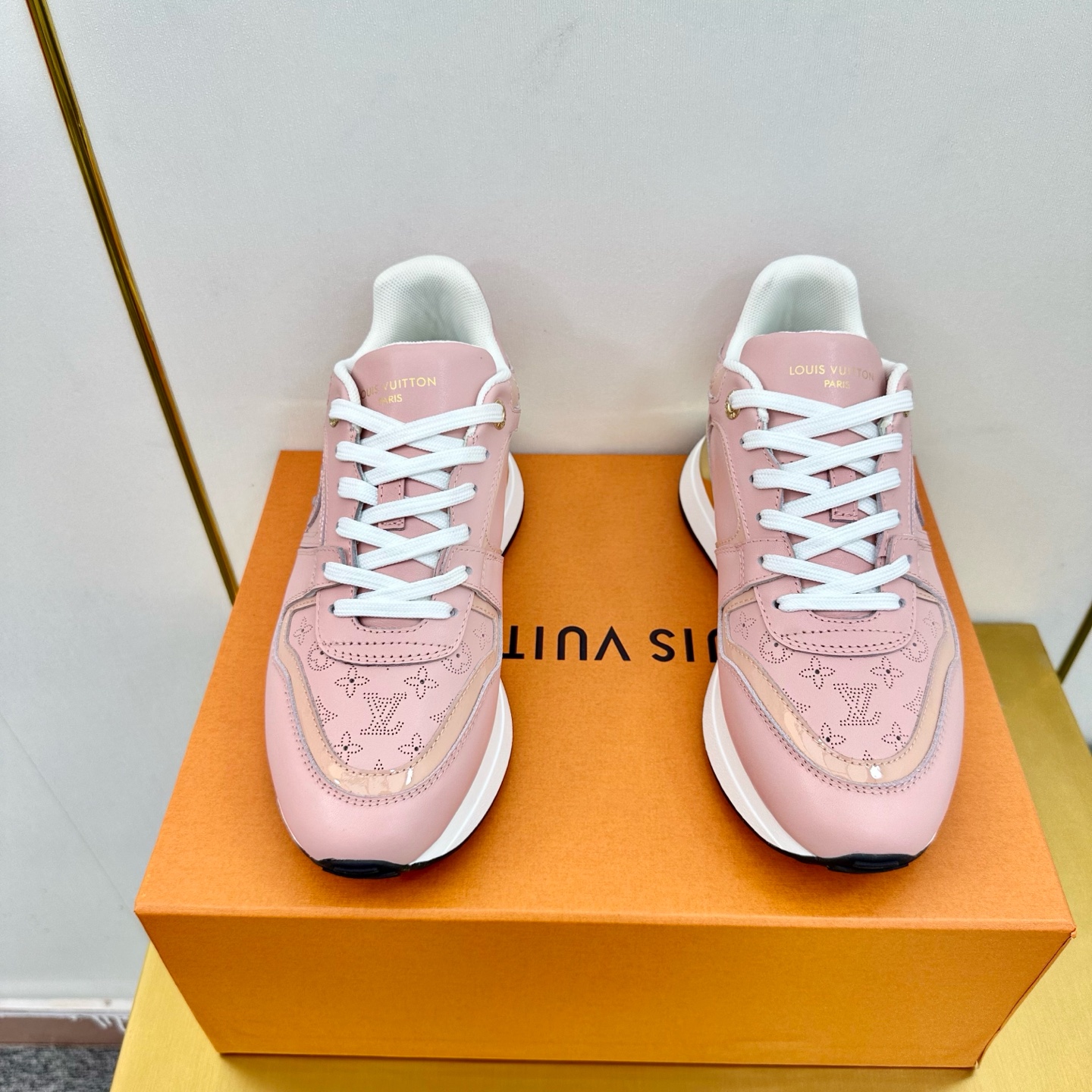Louis Vuitton Neo Run Away Pink Leather Sneakers - Iconic Comfort 8 i1736322210642 2615 0 6