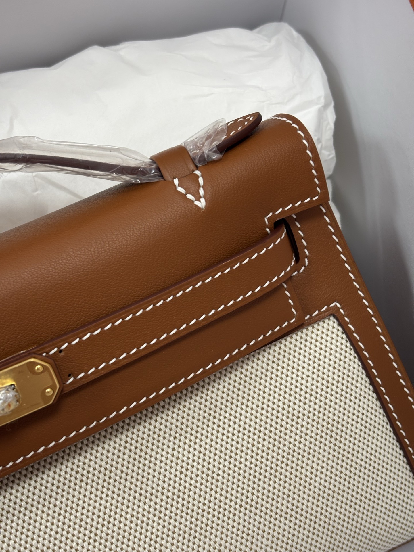 Hermes Kelly Gold swift leather shoulder everyday