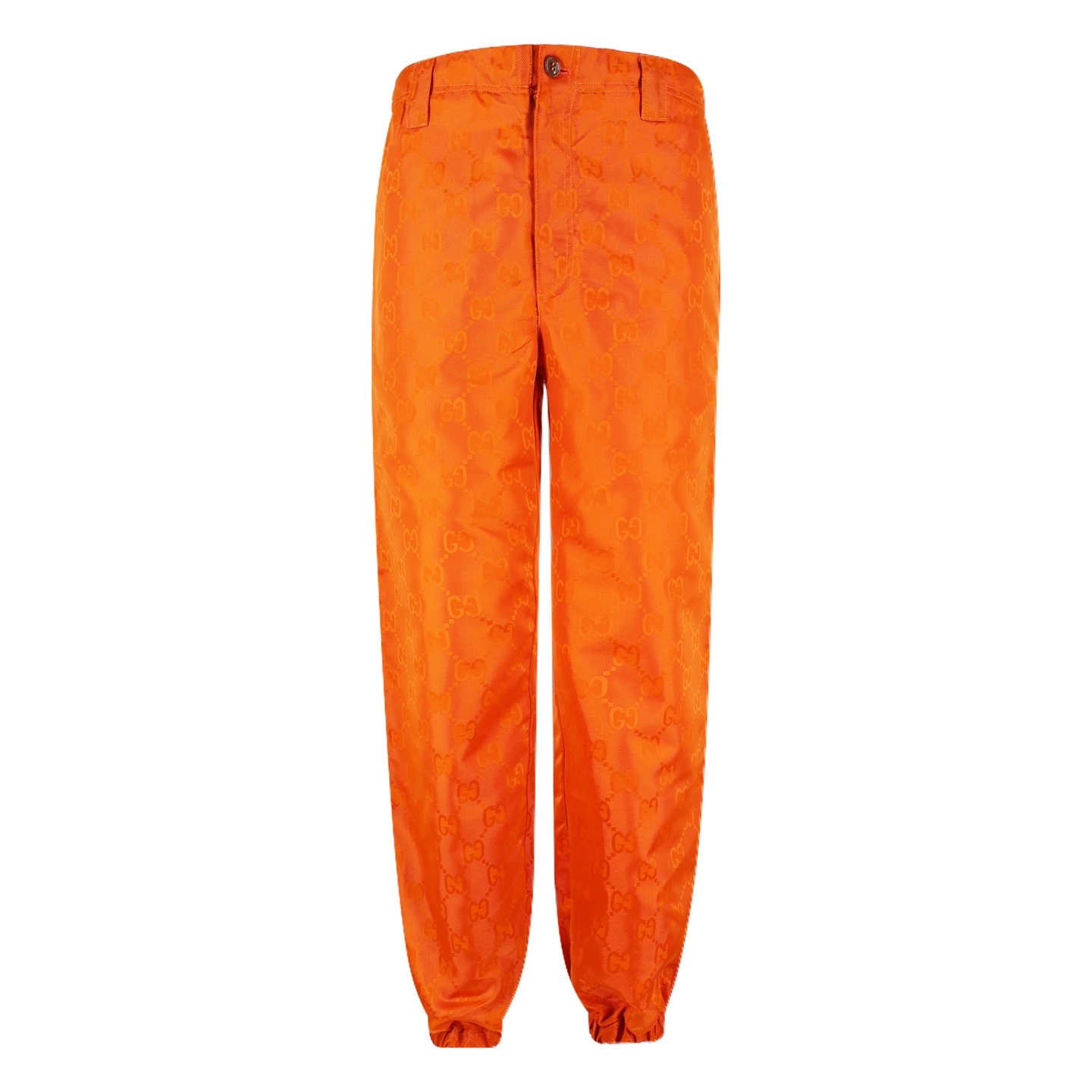 【Suministro exclusivo】 Pantalón largo con patrón oscuro de impresión completa Guc. La tela utiliza jacquard de mezcla d…