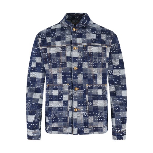 Louis Vuitton x Nigo Denim Jacket - Limited Edition Patchwork Design 1 Louis Vuitton x Nigo Denim Jacket - Limited Edition Patchwork Design