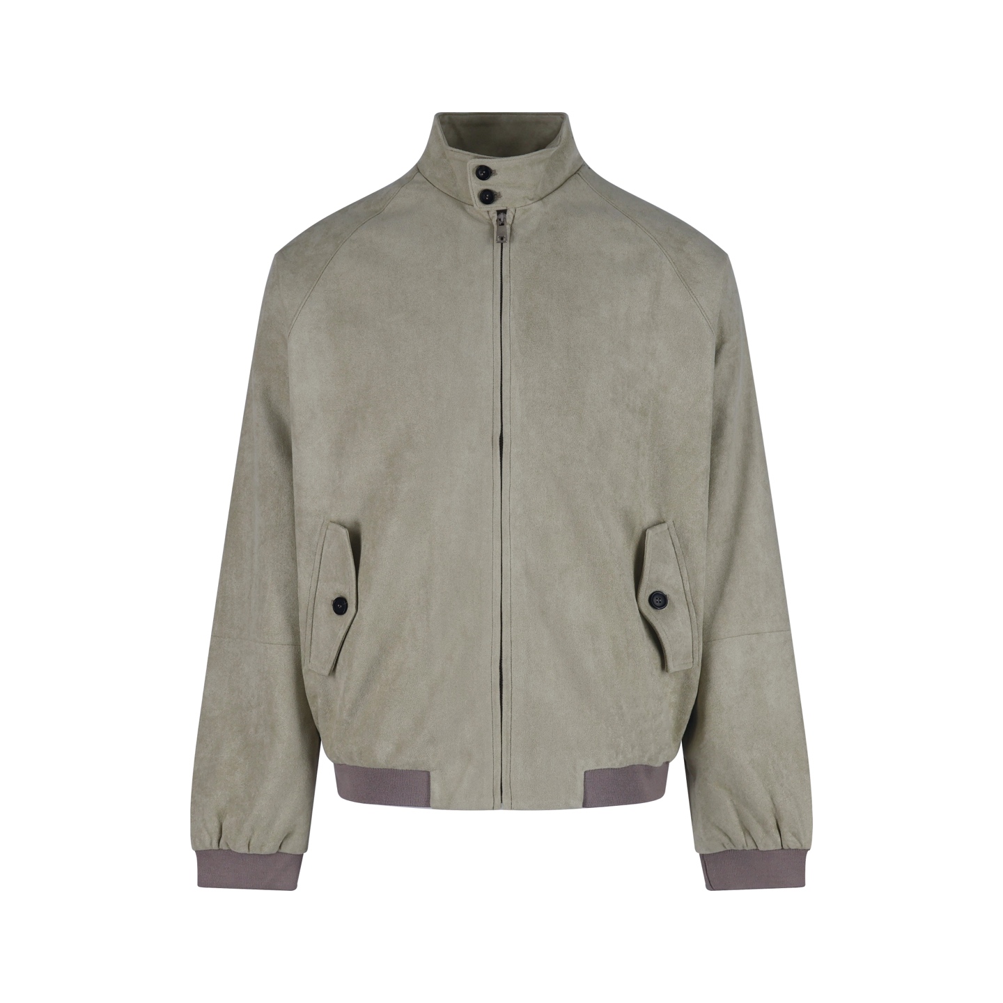 [Suministro exclusivo] Chaqueta de gamuza con cuello alto Pra, comprada originalmente en la Escuela Nacional de Especia…