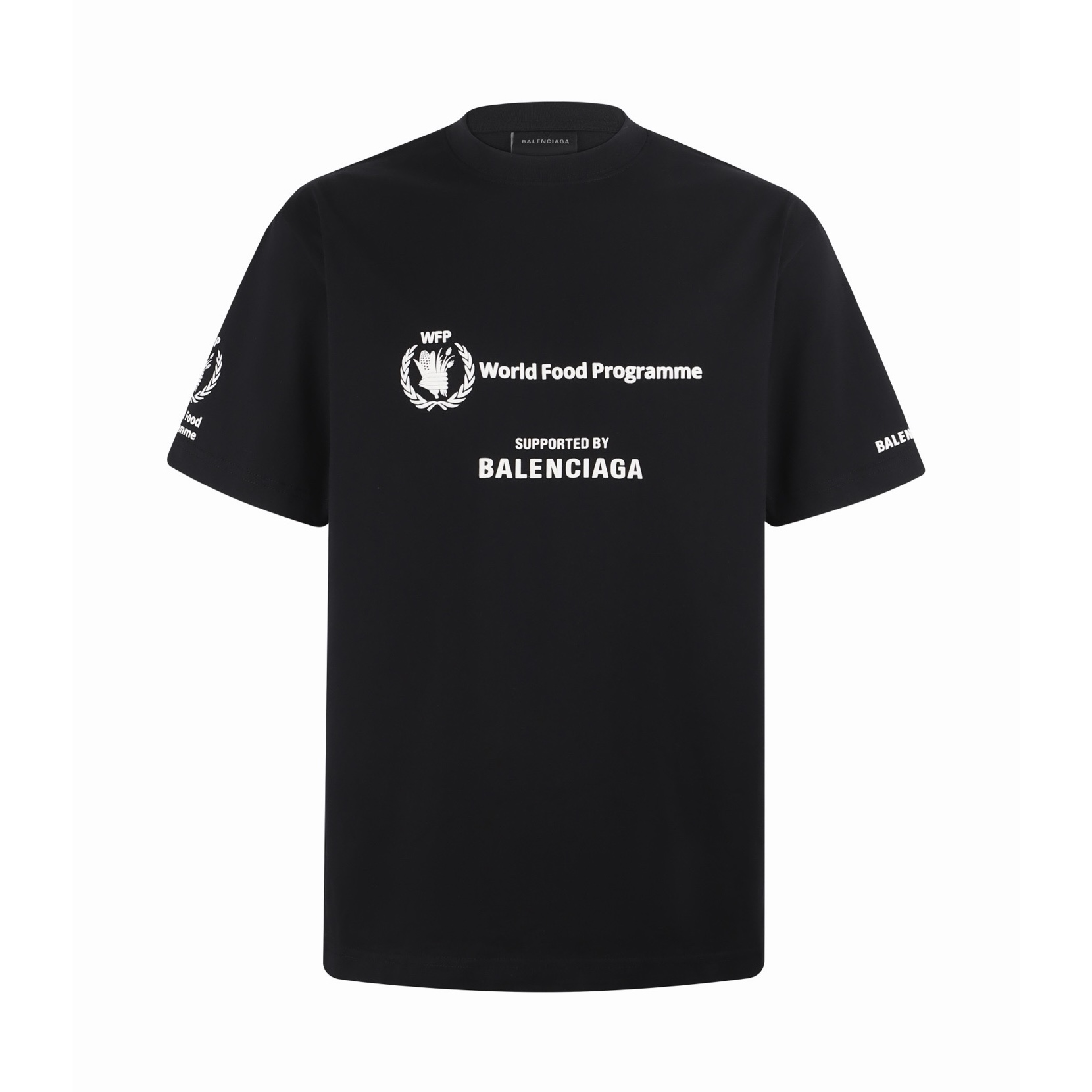 발렌시아가 프린트 코튼 반팔 티셔츠 11579 Balenciaga T Shirt