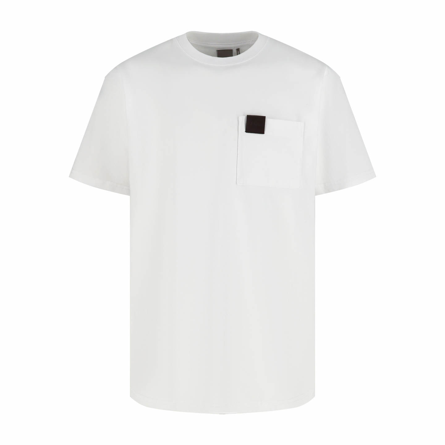 디올 가죽 로고 크루넥 반팔 티셔츠 19521 Dior T Shirt