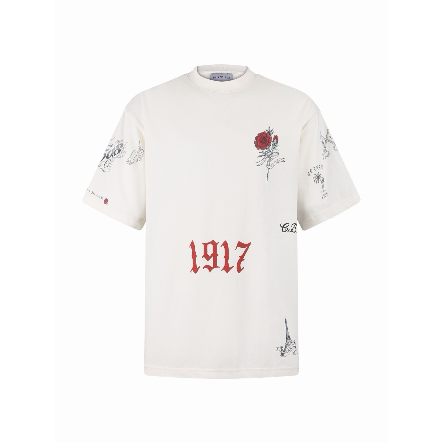 발렌시아가 남성 반팔 100988 Balenciaga T Shirt