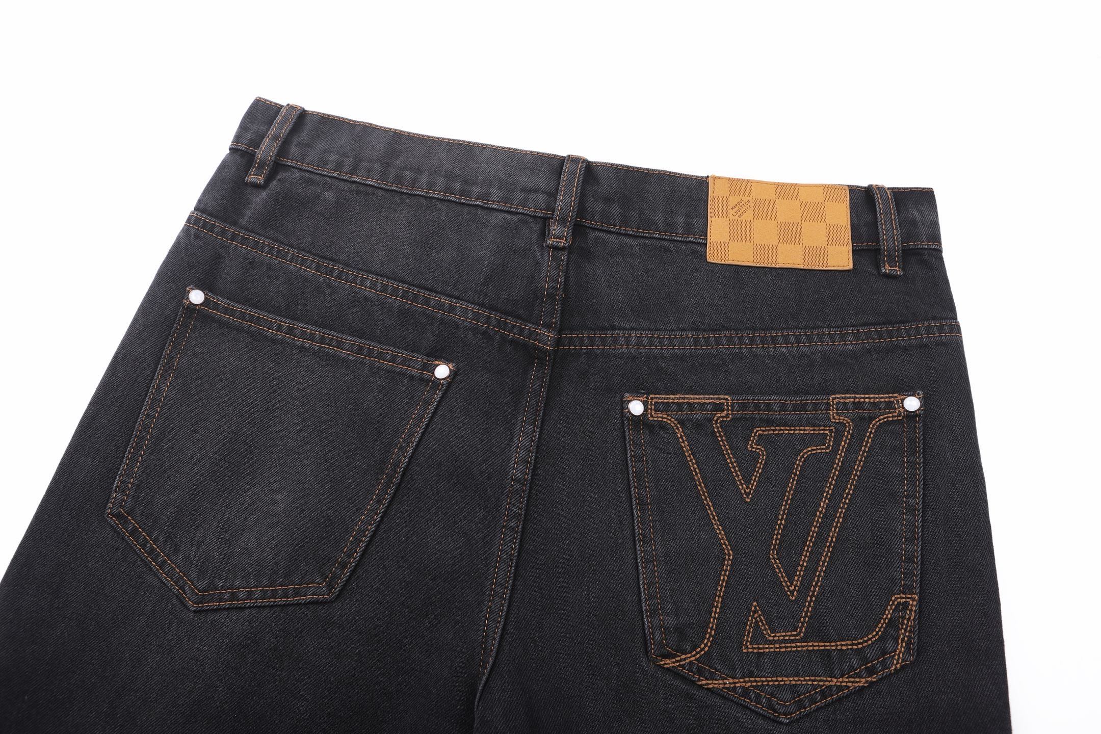 루이비통 스웨이드 태그 데님 남성 바지 139311 썸네일 이미지