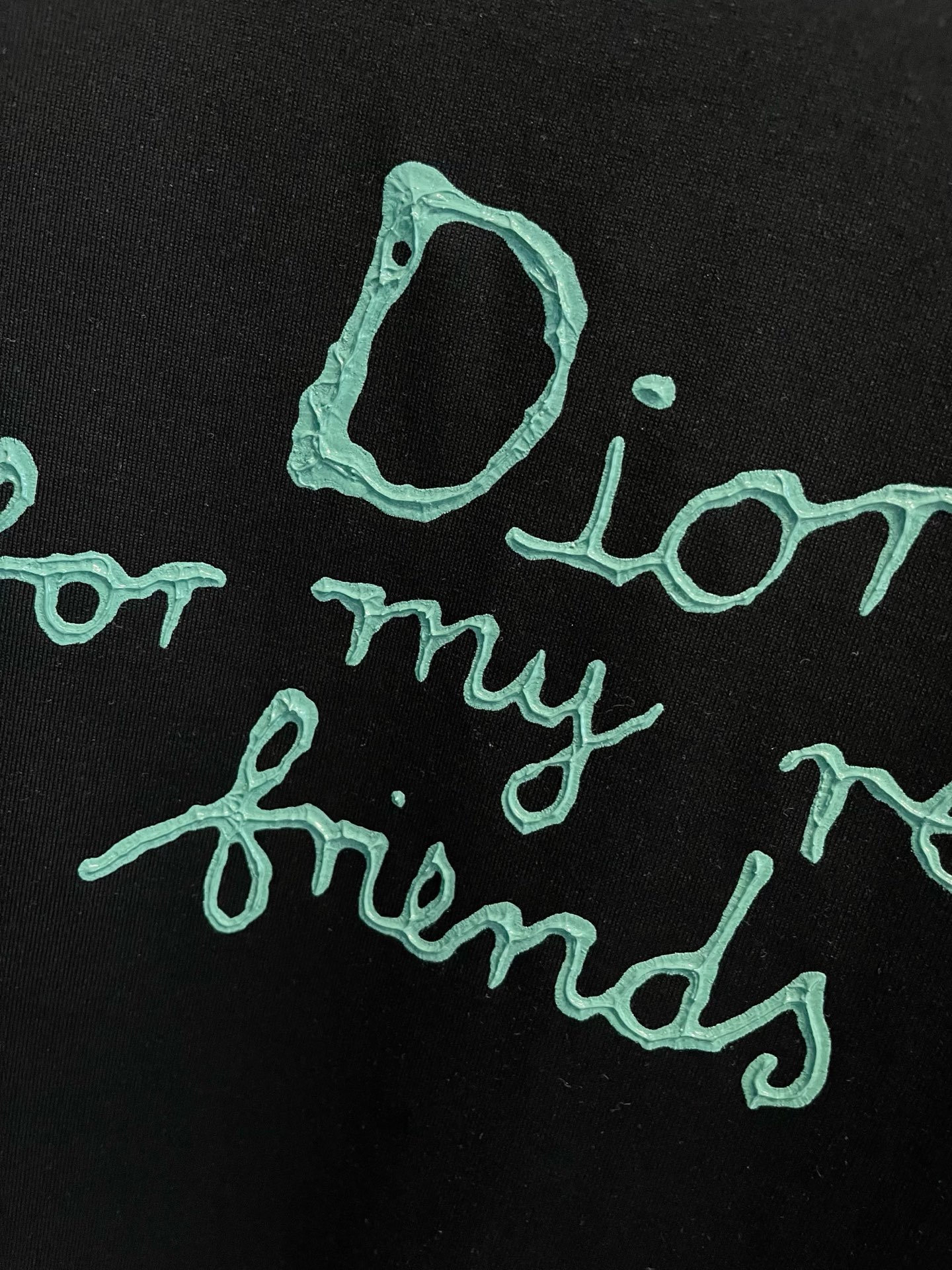  迪奥 2025春夏新款 字母logo圆领短袖t恤，春夏休闲穿搭必不可少，原版纯棉面料。完完全全体现在高