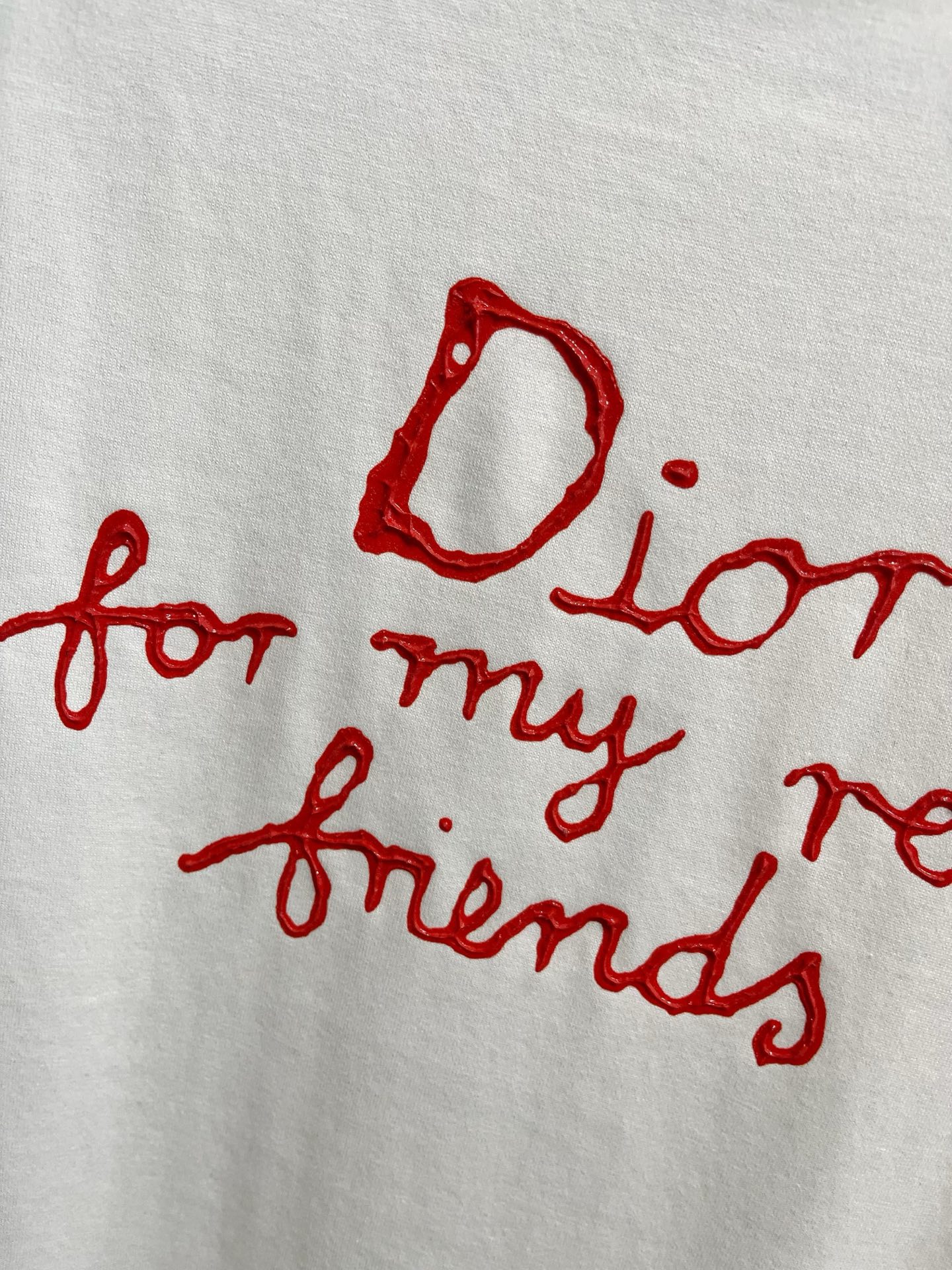  迪奥 2025春夏新款 字母logo圆领短袖t恤，春夏休闲穿搭必不可少，原版纯棉面料。完完全全体现在高