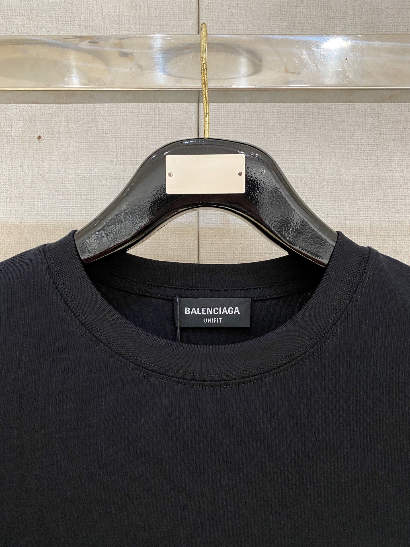 🌾退换# 巴黎世*BALENCIAGA 春夏新款首发专柜最新款短袖圆领T恤 手绘高端订制 设计前卫时尚！