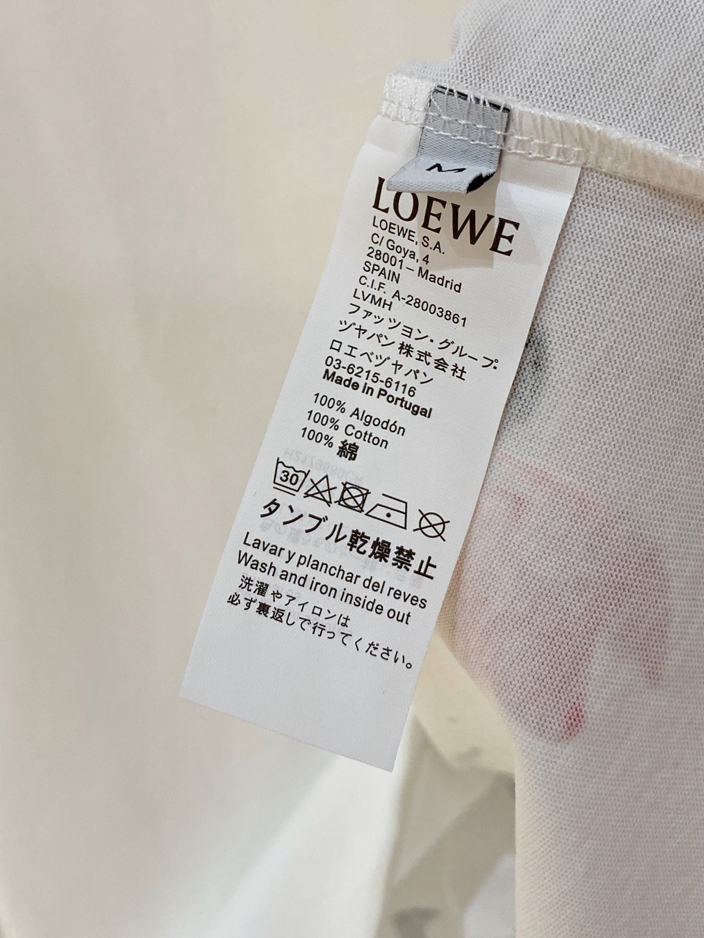 🌾退换# 罗意*LOEWE 春夏新款首发专柜最新款短袖圆领T恤 手绘高端订制 设计前卫时尚！品牌logo