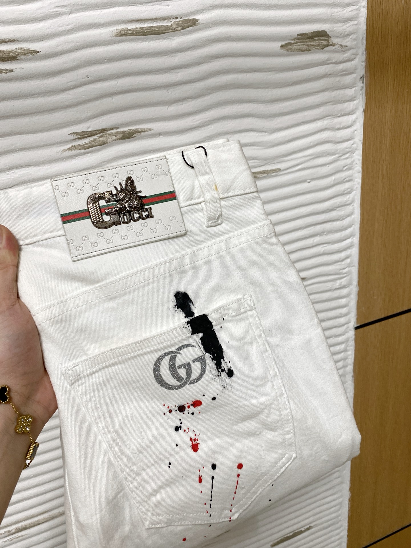 P古驰【新品】高端独家发售 25SS四季款超燃炸街系列之最牛仔裤  独家隆重推出  原版定制高端品质面料