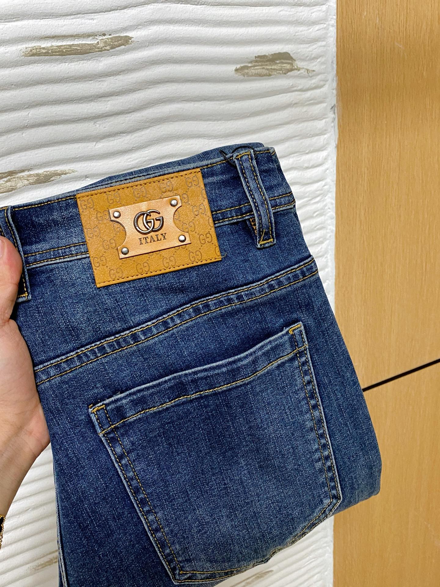 P古驰【新品】高端独家发售 25SS四季款超燃炸街系列之最牛仔裤  独家隆重推出  原版定制高端品质面料