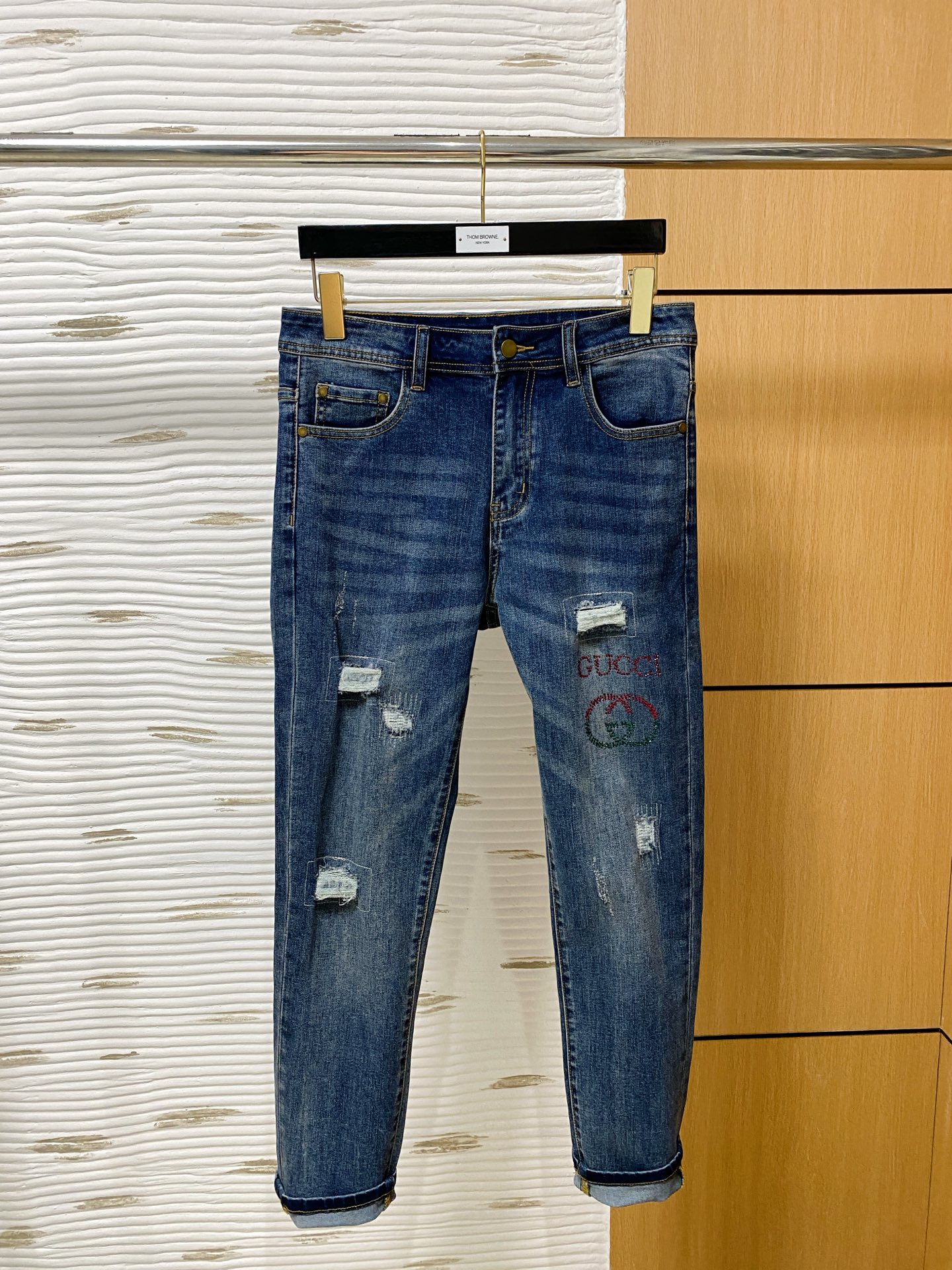 P古驰【新品】高端独家发售 25SS四季款超燃炸街系列之最牛仔裤  独家隆重推出  原版定制高端品质面料