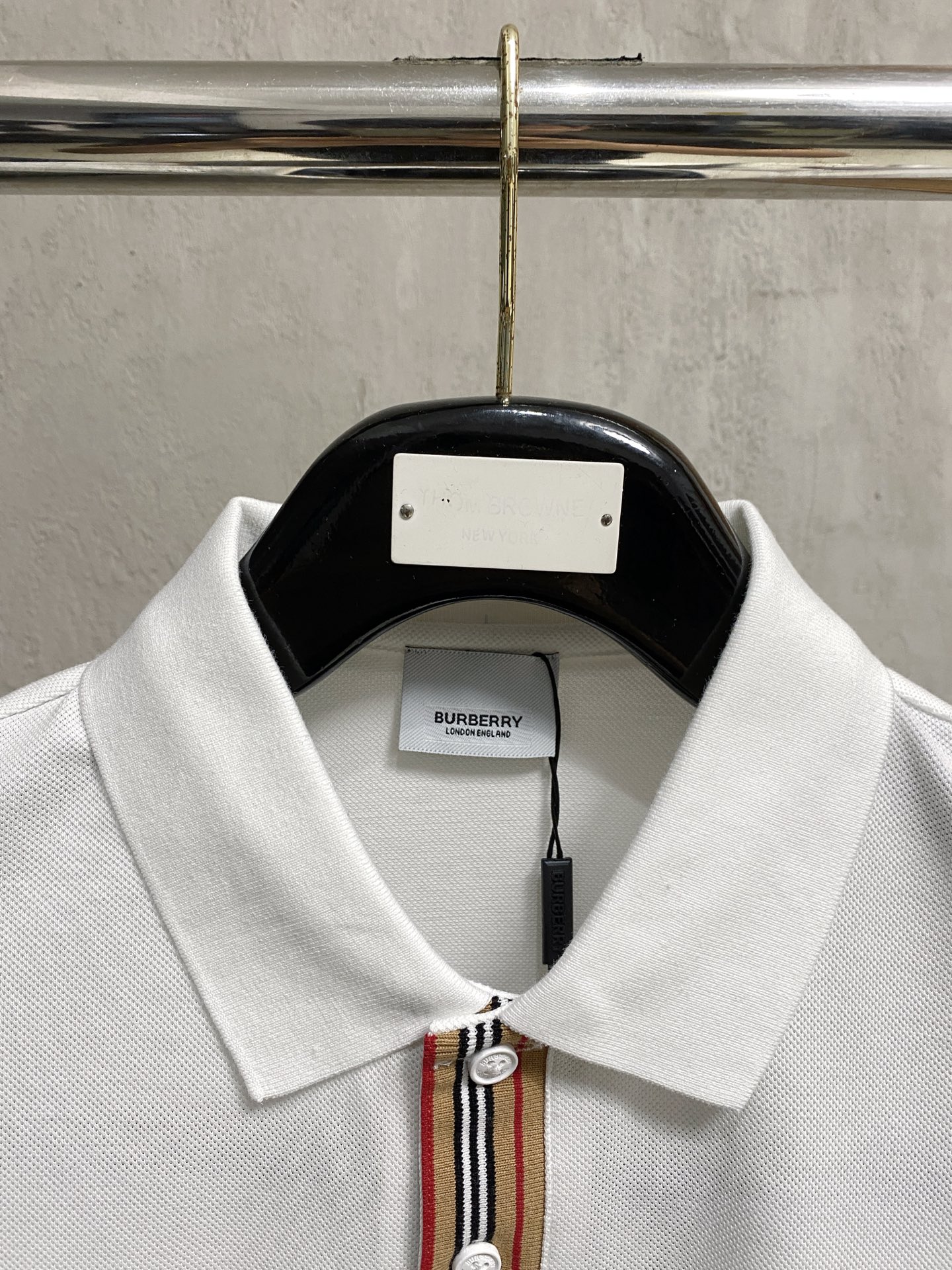  巴宝莉 2025ss夏季新款字母logo男士翻领Polo衫！经典商务男款，高端男装的天花板级别的商务男