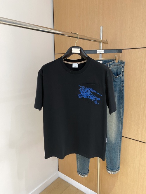 Burberry Summer T-Shirt with Unique Art Design, Comfortable Cotton Fabric 1 Burberry Summer T-Shirt with Unique Art Design, Comfortable Cotton Fabric