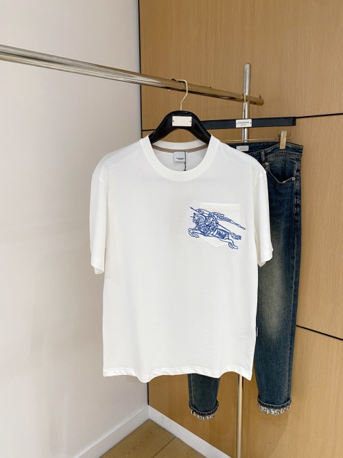 Burberry Summer T-Shirt with Unique Art Design - Comfortable Cotton Fabric 1 Burberry Summer T-Shirt with Unique Art Design - Comfortable Cotton Fabric
