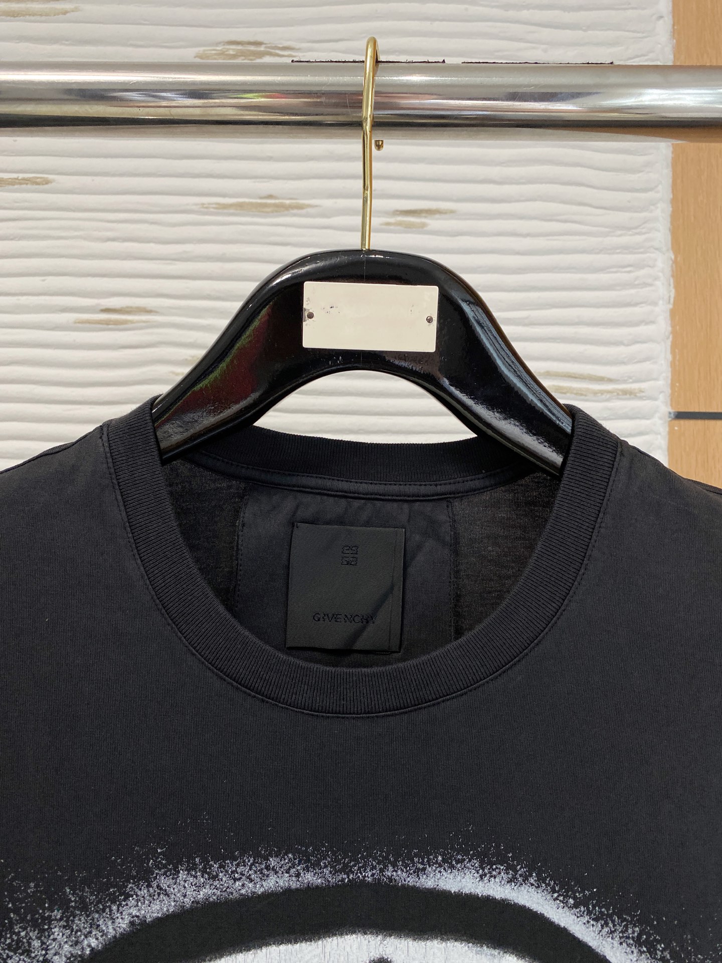 P纪梵希25ss【新品】💐纸盒包装！圆领短袖T恤11对版面料毛圈高克重百分百纯棉 提前做过预缩水1×1双