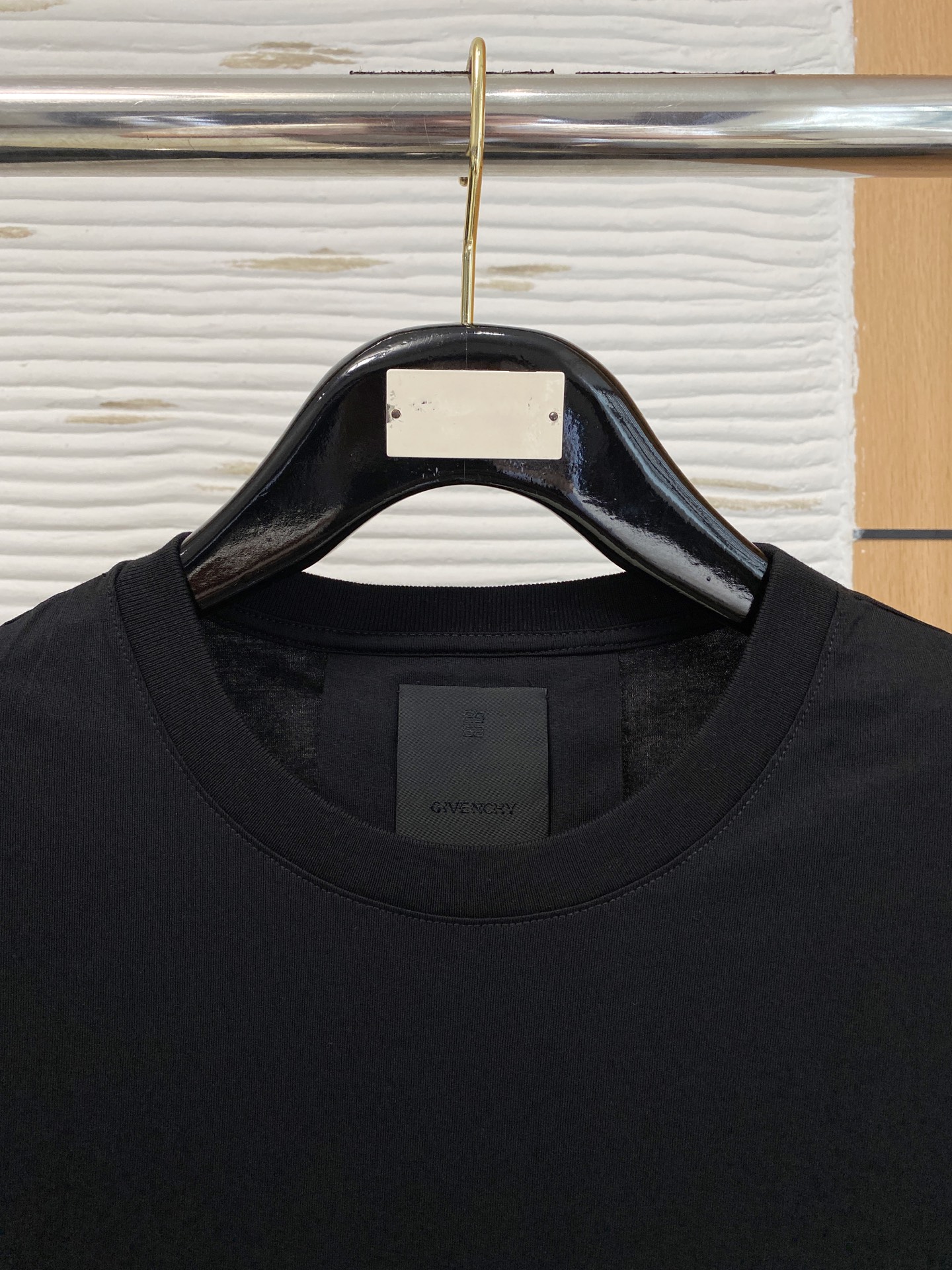 P纪梵希25ss【新品】💐纸盒包装！圆领短袖T恤11对版面料毛圈高克重百分百纯棉 提前做过预缩水1×1双