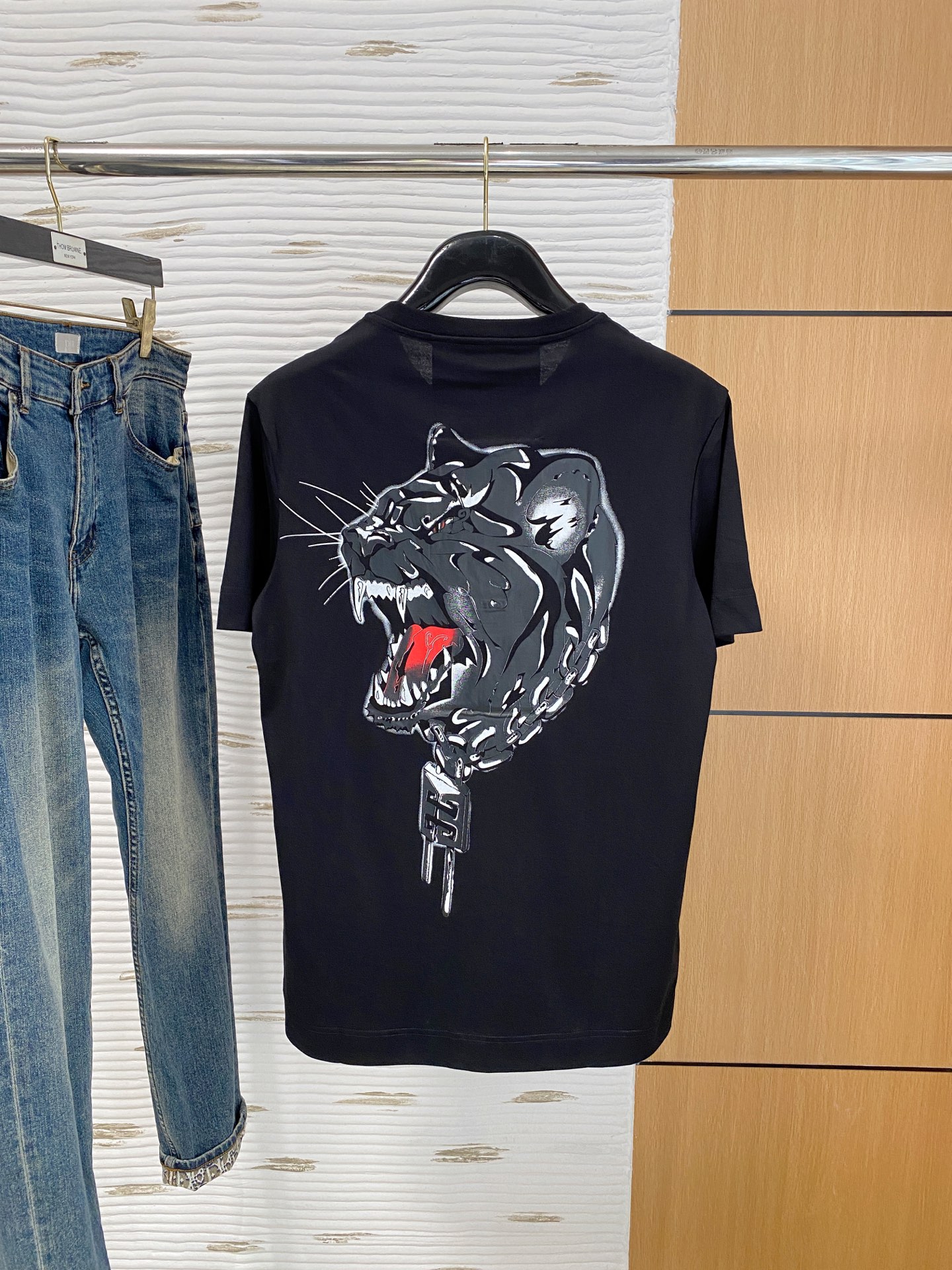 P纪梵希25ss【新品】💐纸盒包装！圆领短袖T恤11对版面料毛圈高克重百分百纯棉 提前做过预缩水1×1双