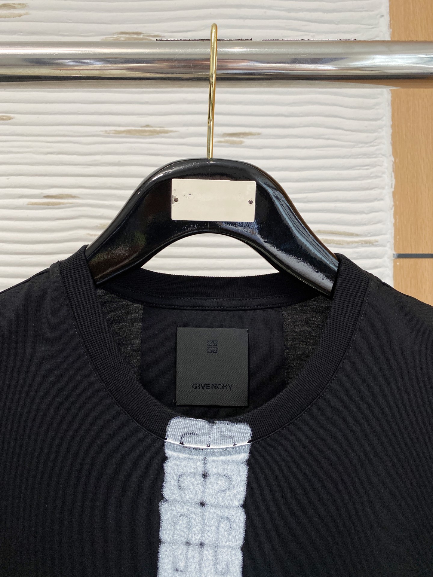 P纪梵希25ss【新品】💐纸盒包装！圆领短袖T恤11对版面料毛圈高克重百分百纯棉 提前做过预缩水1×1双