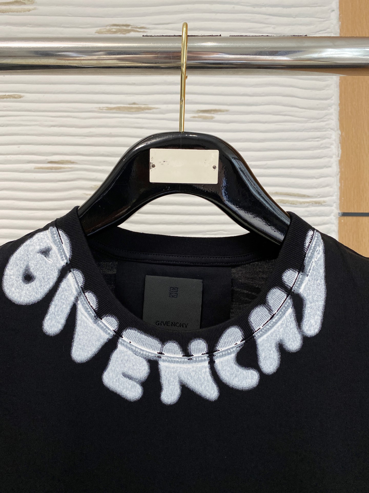 P纪梵希25ss【新品】💐纸盒包装！圆领短袖T恤11对版面料毛圈高克重百分百纯棉 提前做过预缩水1×1双