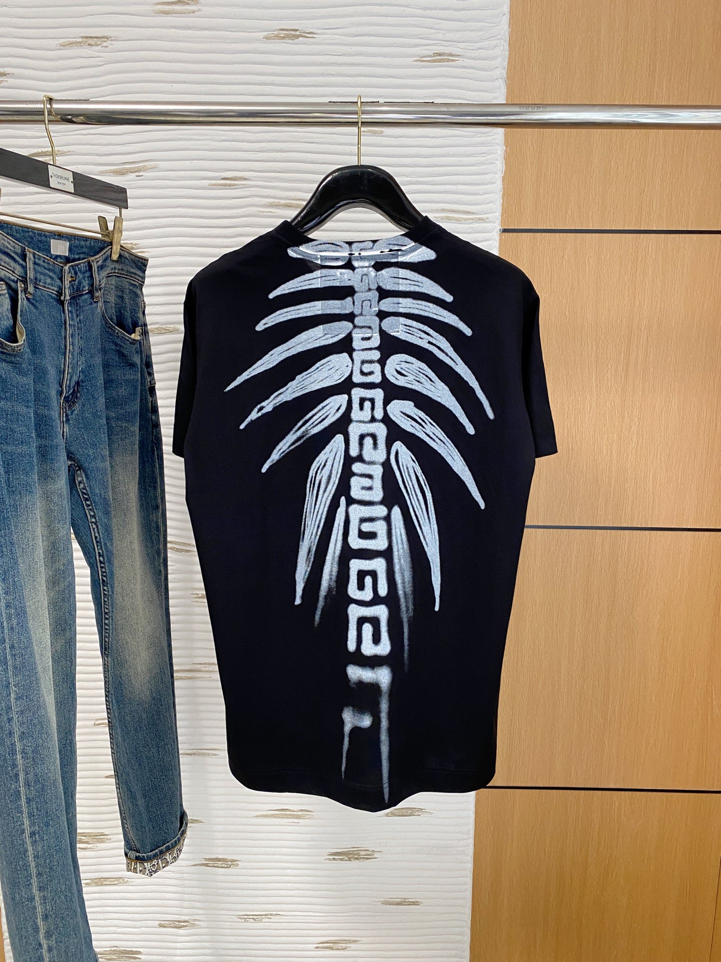 P纪梵希25ss【新品】💐纸盒包装！圆领短袖T恤11对版面料毛圈高克重百分百纯棉 提前做过预缩水1×1双