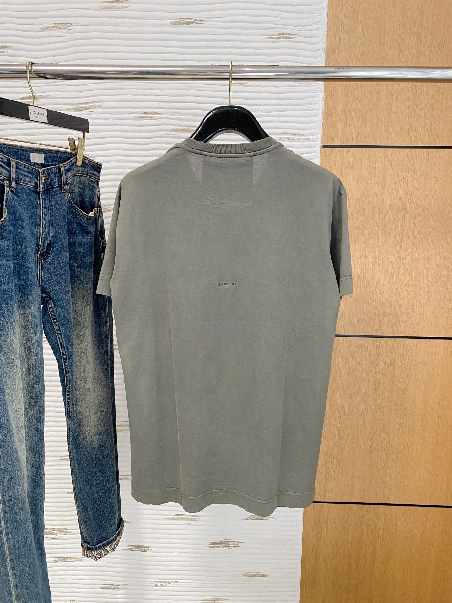 P纪梵希25ss【新品】💐纸盒包装！圆领短袖T恤11对版面料毛圈高克重百分百纯棉 提前做过预缩水1×1双
