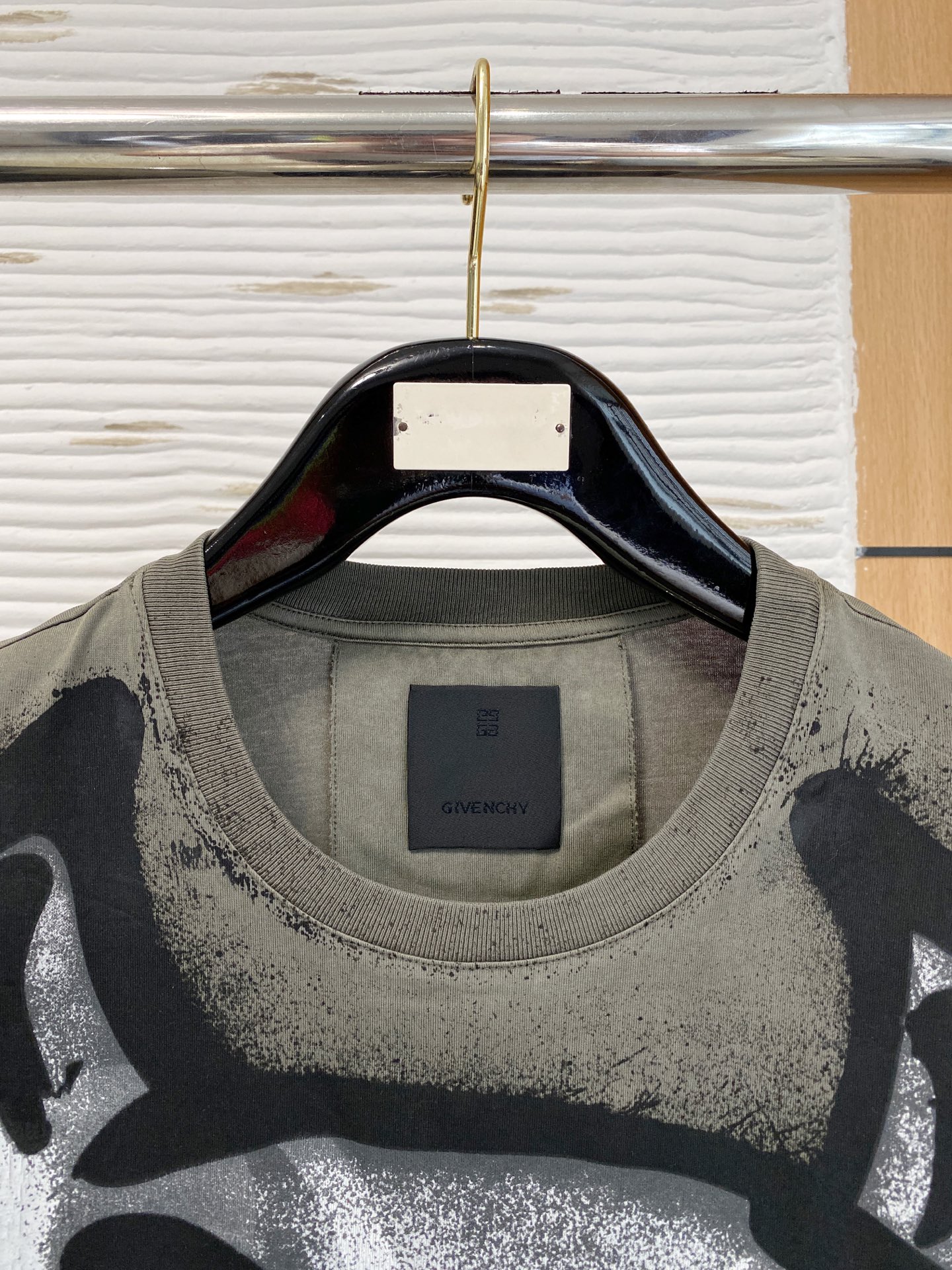 P纪梵希25ss【新品】💐纸盒包装！圆领短袖T恤11对版面料毛圈高克重百分百纯棉 提前做过预缩水1×1双