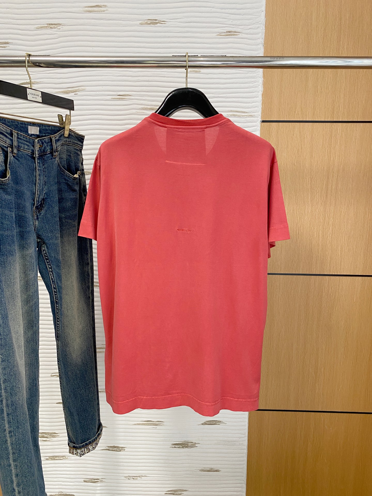 P纪梵希25ss【新品】💐纸盒包装！圆领短袖T恤11对版面料毛圈高克重百分百纯棉 提前做过预缩水1×1双