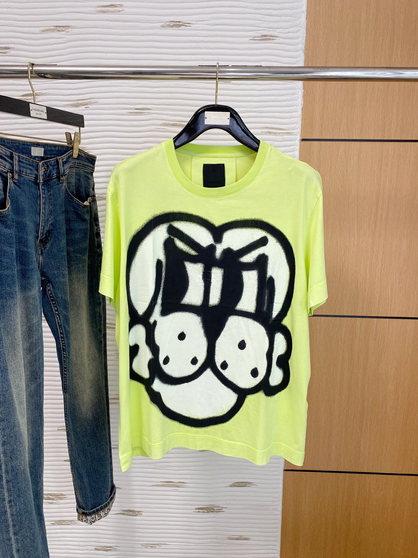 P纪梵希25ss【新品】💐纸盒包装！圆领短袖T恤11对版面料毛圈高克重百分百纯棉 提前做过预缩水1×1双