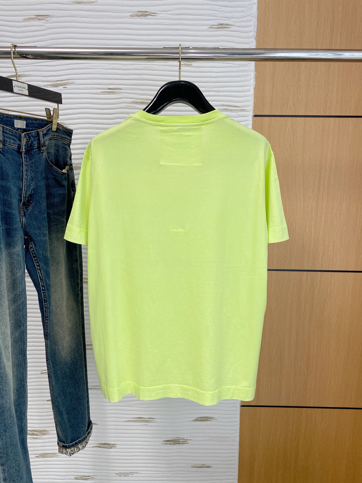 P纪梵希25ss【新品】💐纸盒包装！圆领短袖T恤11对版面料毛圈高克重百分百纯棉 提前做过预缩水1×1双