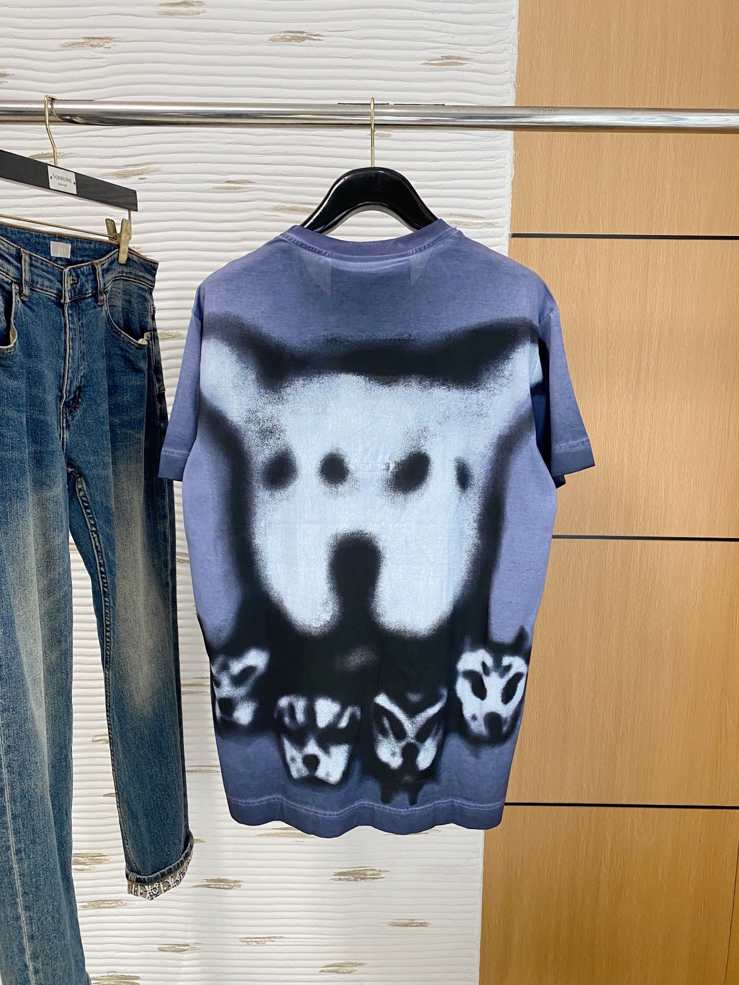 P纪梵希25ss【新品】💐纸盒包装！圆领短袖T恤11对版面料毛圈高克重百分百纯棉 提前做过预缩水1×1双