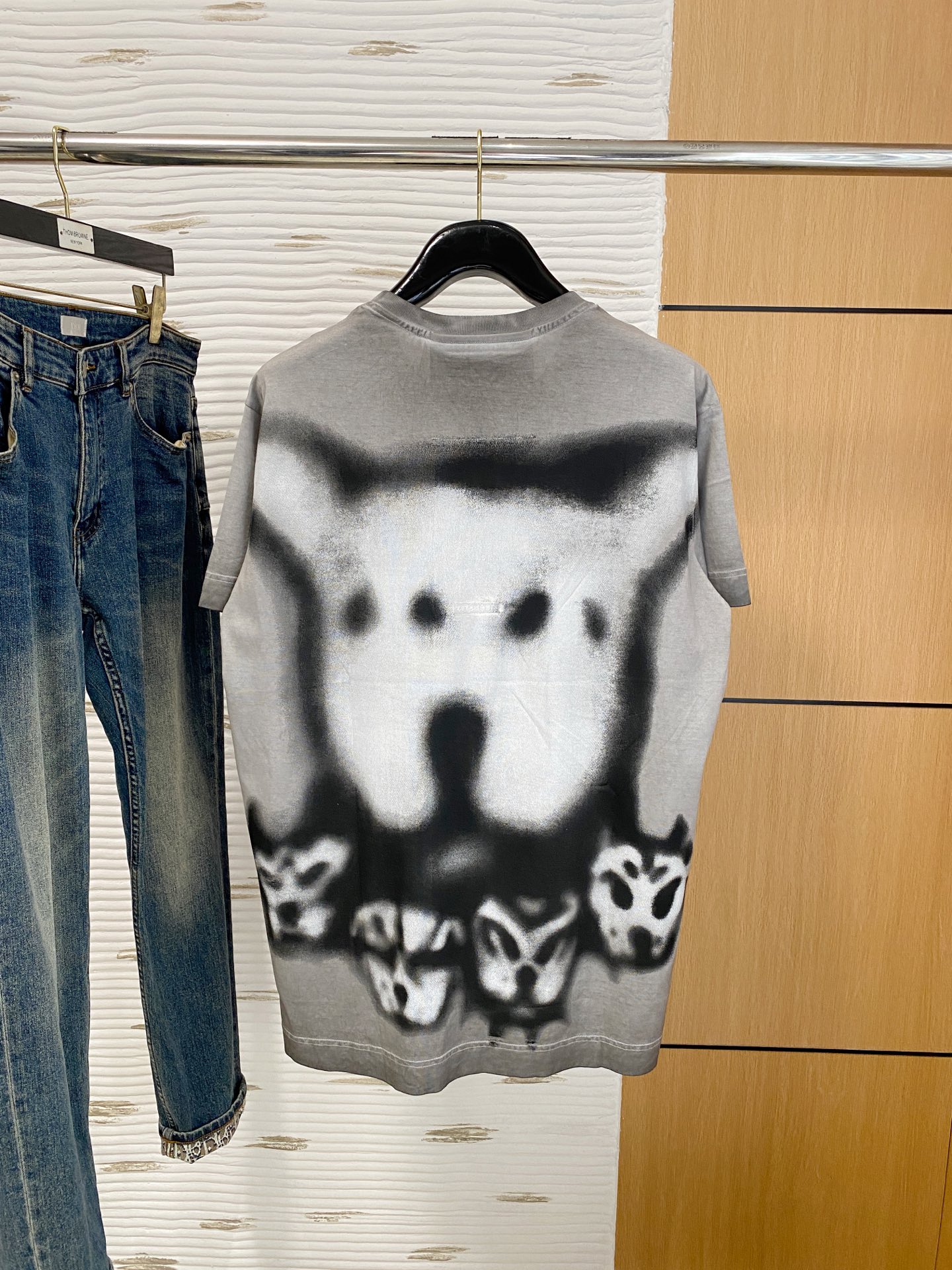 P纪梵希25ss【新品】💐纸盒包装！圆领短袖T恤11对版面料毛圈高克重百分百纯棉 提前做过预缩水1×1双