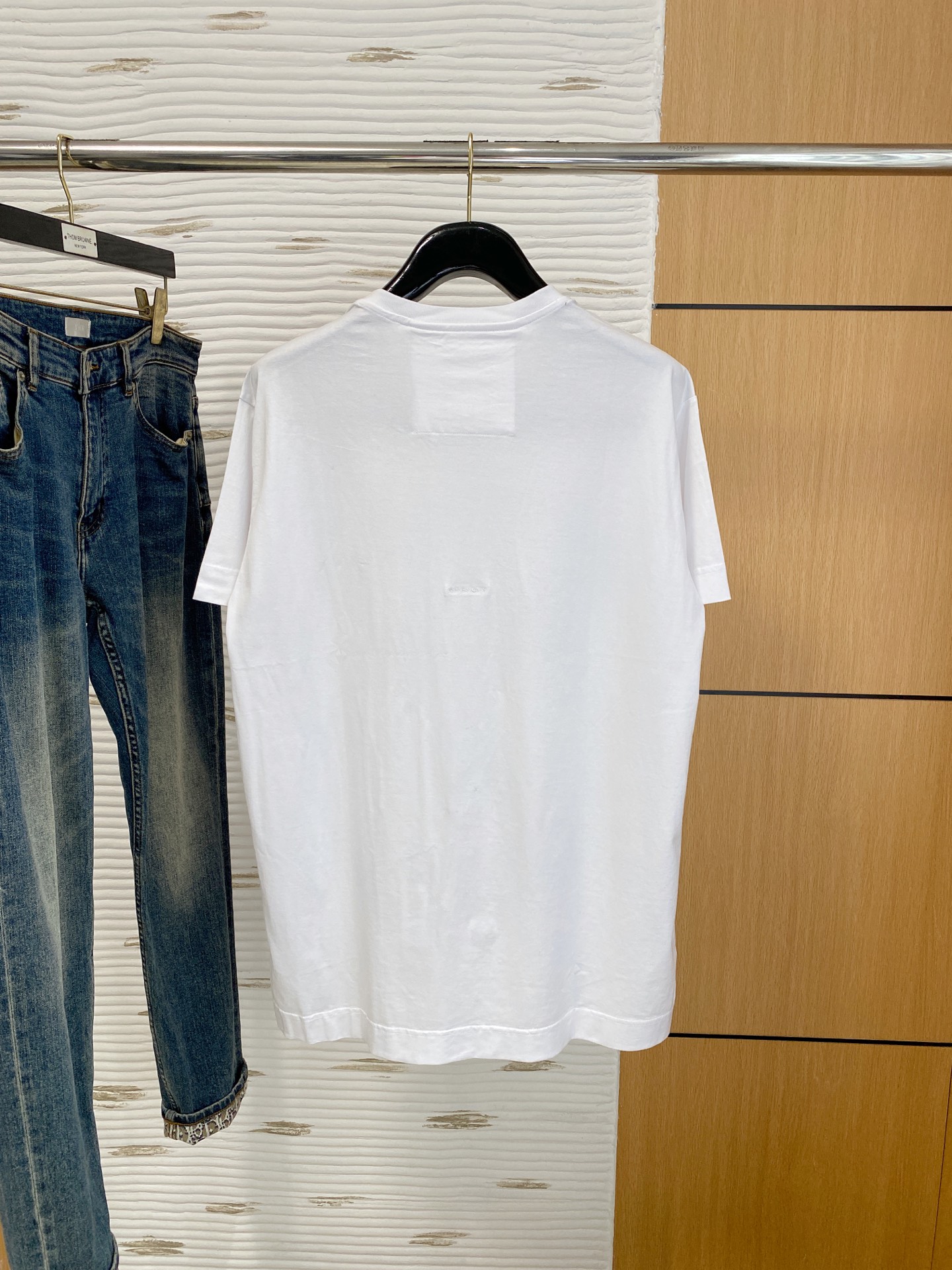 P纪梵希25ss【新品】💐纸盒包装！圆领短袖T恤11对版面料毛圈高克重百分百纯棉 提前做过预缩水1×1双