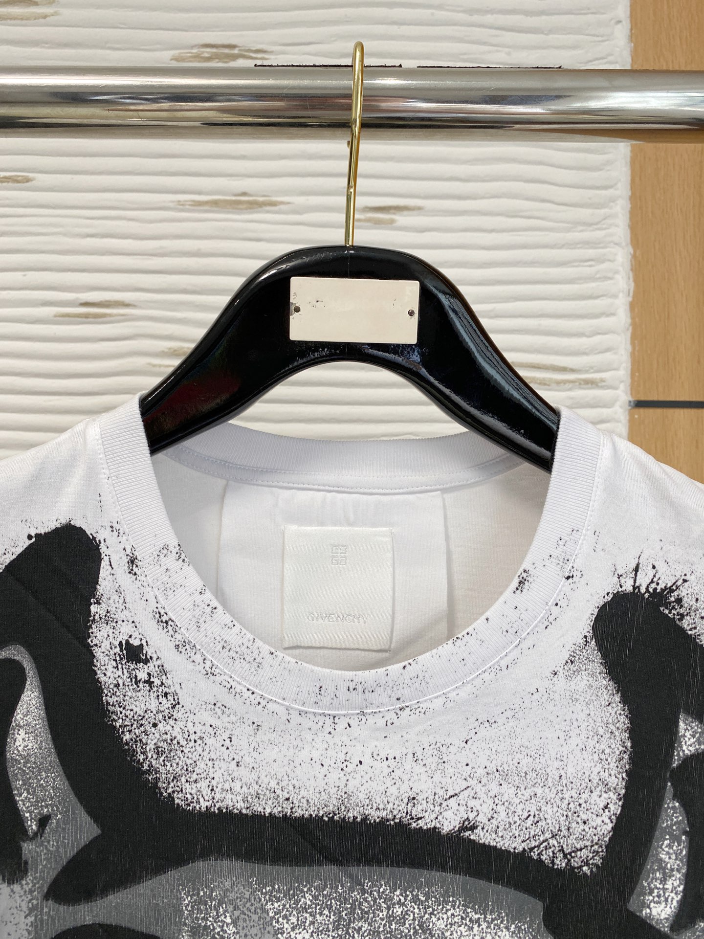 P纪梵希25ss【新品】💐纸盒包装！圆领短袖T恤11对版面料毛圈高克重百分百纯棉 提前做过预缩水1×1双