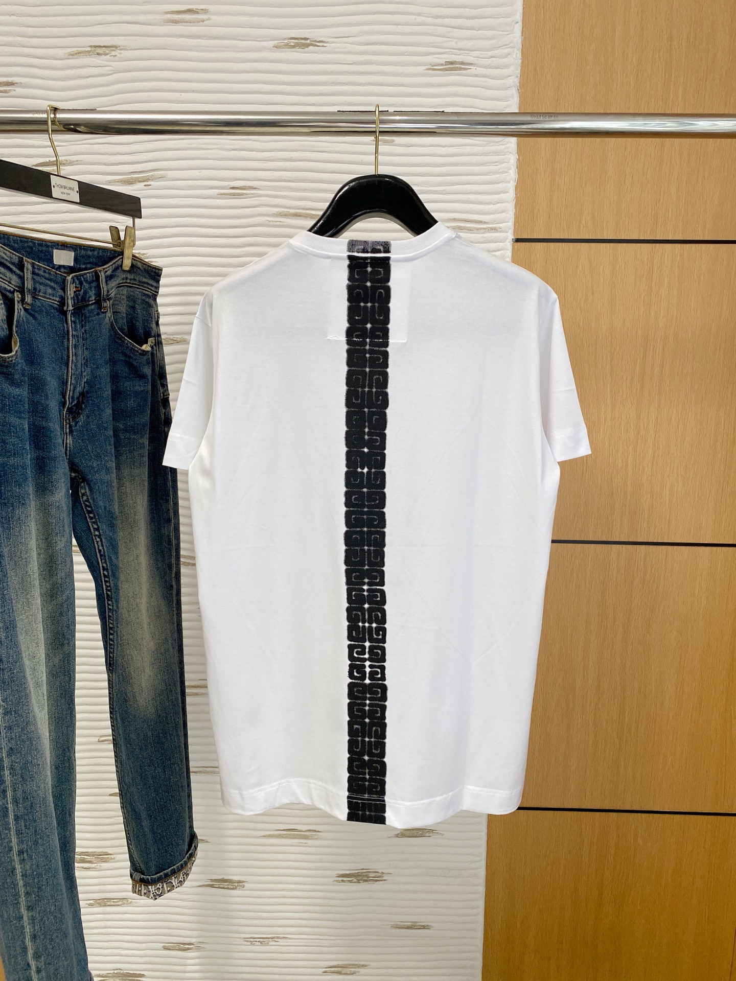 P纪梵希25ss【新品】💐纸盒包装！圆领短袖T恤11对版面料毛圈高克重百分百纯棉 提前做过预缩水1×1双