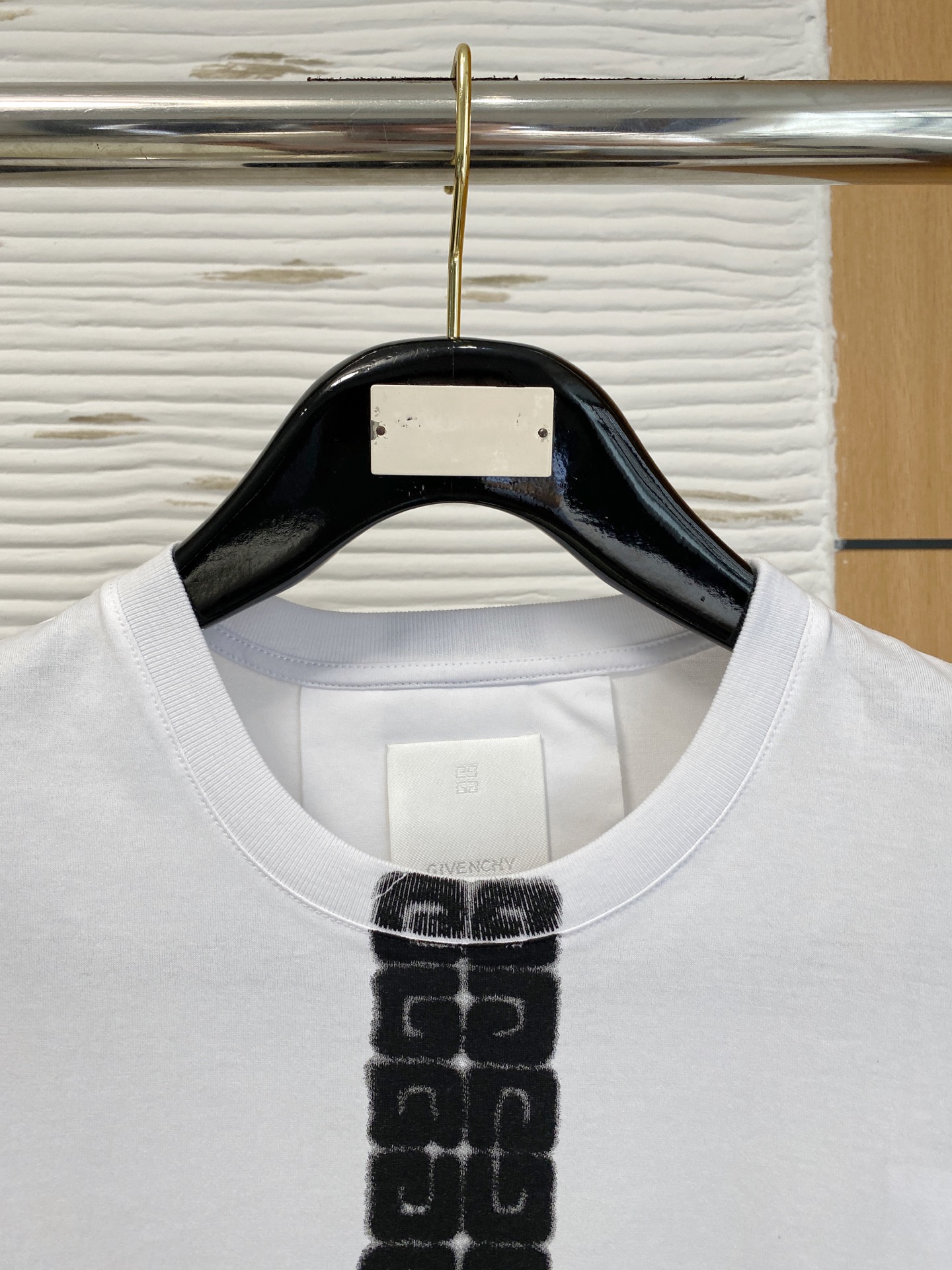 P纪梵希25ss【新品】💐纸盒包装！圆领短袖T恤11对版面料毛圈高克重百分百纯棉 提前做过预缩水1×1双