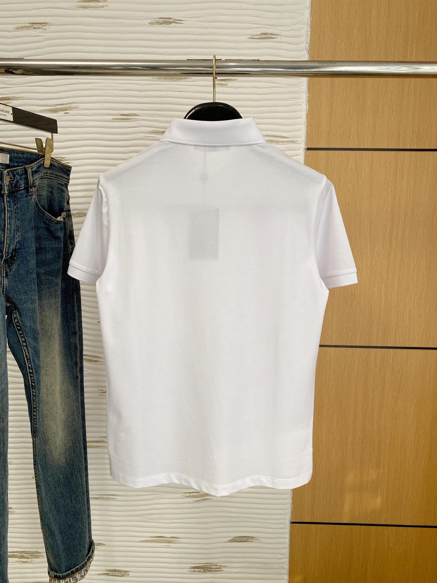 PLSS【新品】春夏短袖翻领T恤Polo，最高版本客供定制高端朱地面料简单时尚款，螺纹拼色螺纹配色超级好