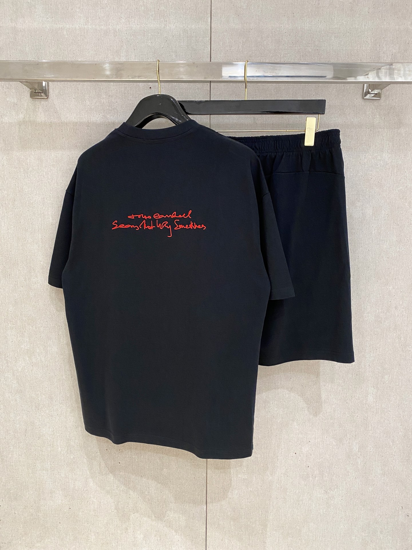 Givenchy Cotton Short Sleeve T-Shirt & Shorts Set - Heavyweight Embroidery 10 i1748358308717 1592 0 8