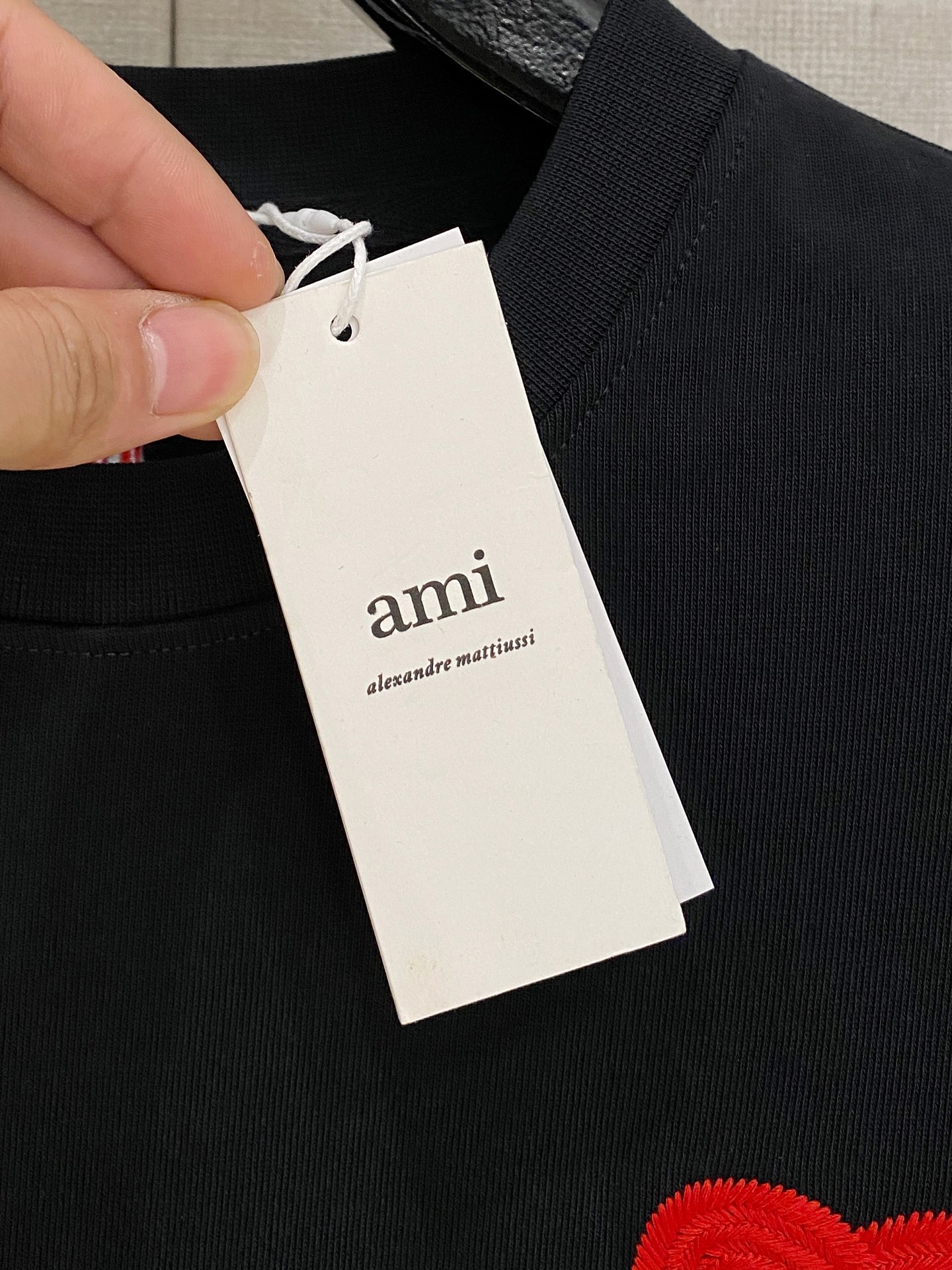 Ami Alexandre Mattiussi Cotton Tee & Shorts Set - Heavyweight Embroidery 4 i1748358325322 6008 0 2
