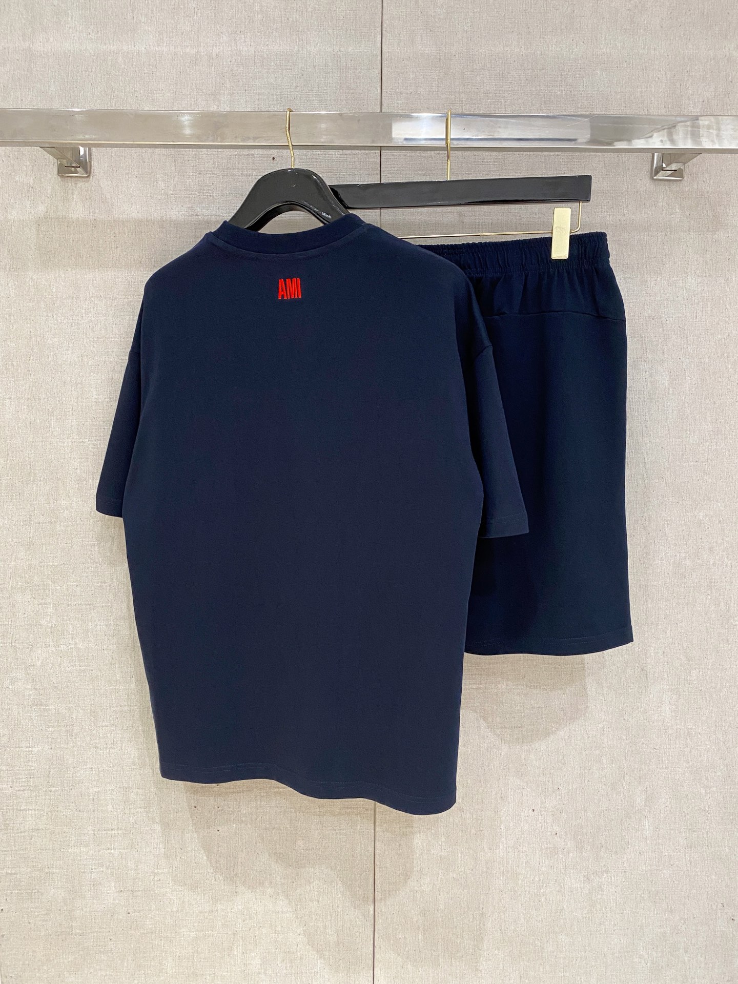 Ami Alexandre Mattiussi Heavyweight Cotton Tee & Shorts Set - Unisex 10 i1748358414518 4619 0 8