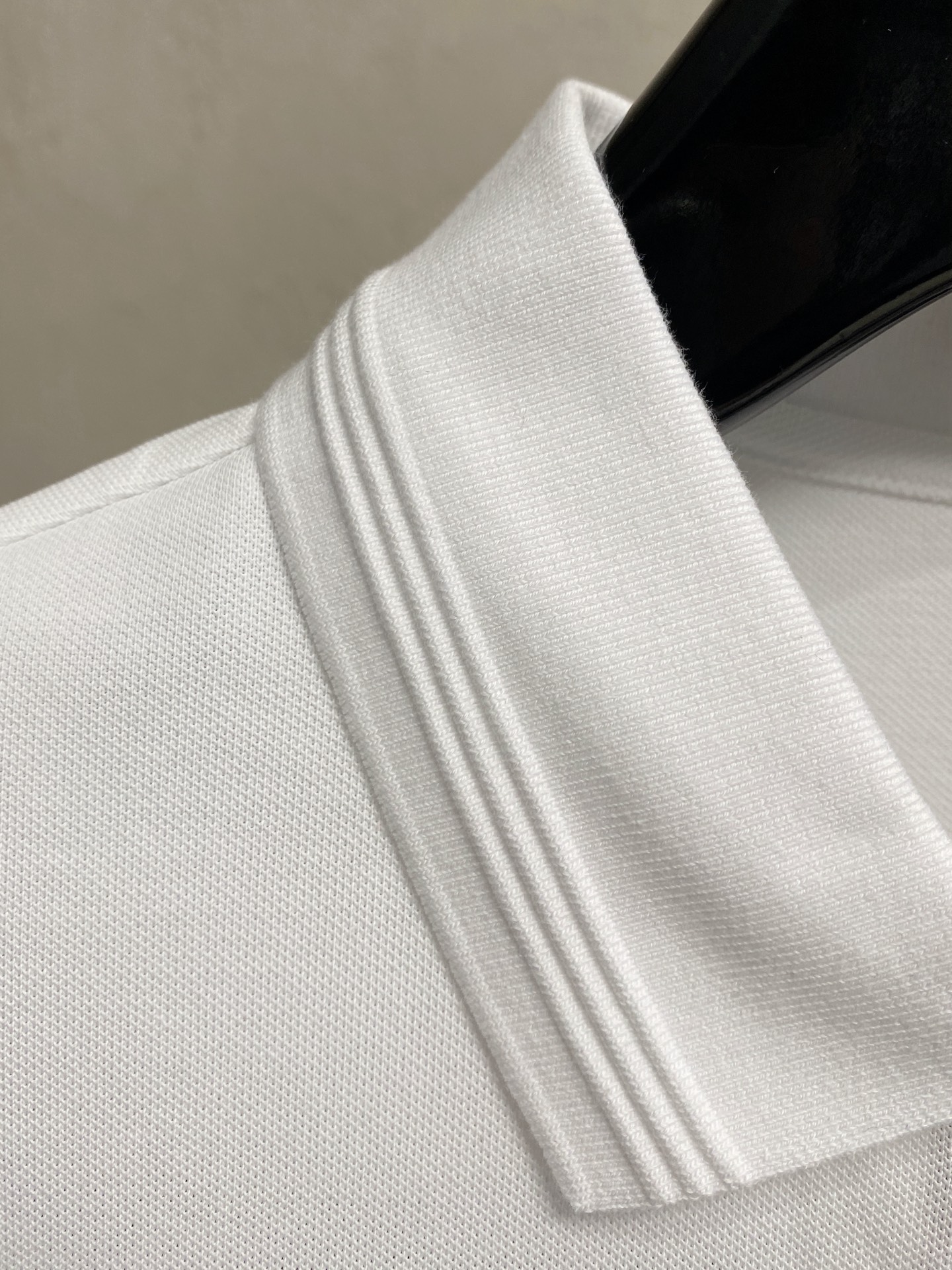 PLV25SS新款春夏短袖翻领T恤Polo，最高版本客供定制高端朱地面料简单时尚款，拼色螺纹超级好看！经
