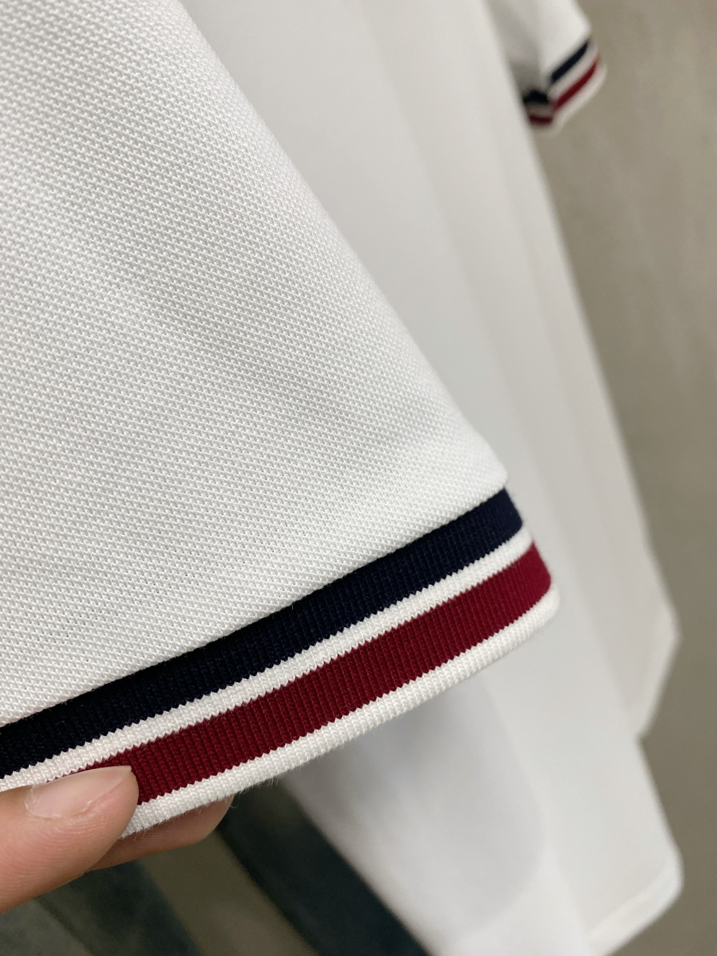 PTB 25SS新款春夏短袖翻领T恤Polo，最高版本客供定制高端朱地面料简单时尚款，拼色螺纹超级好看！
