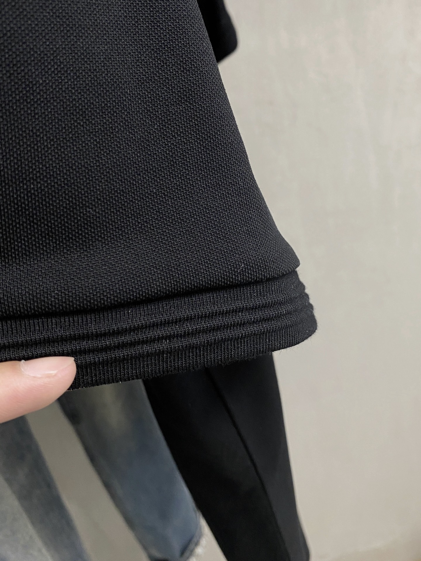 PLV25SS新款春夏短袖翻领T恤Polo，最高版本客供定制高端朱地面料简单时尚款，拼色螺纹超级好看！经
