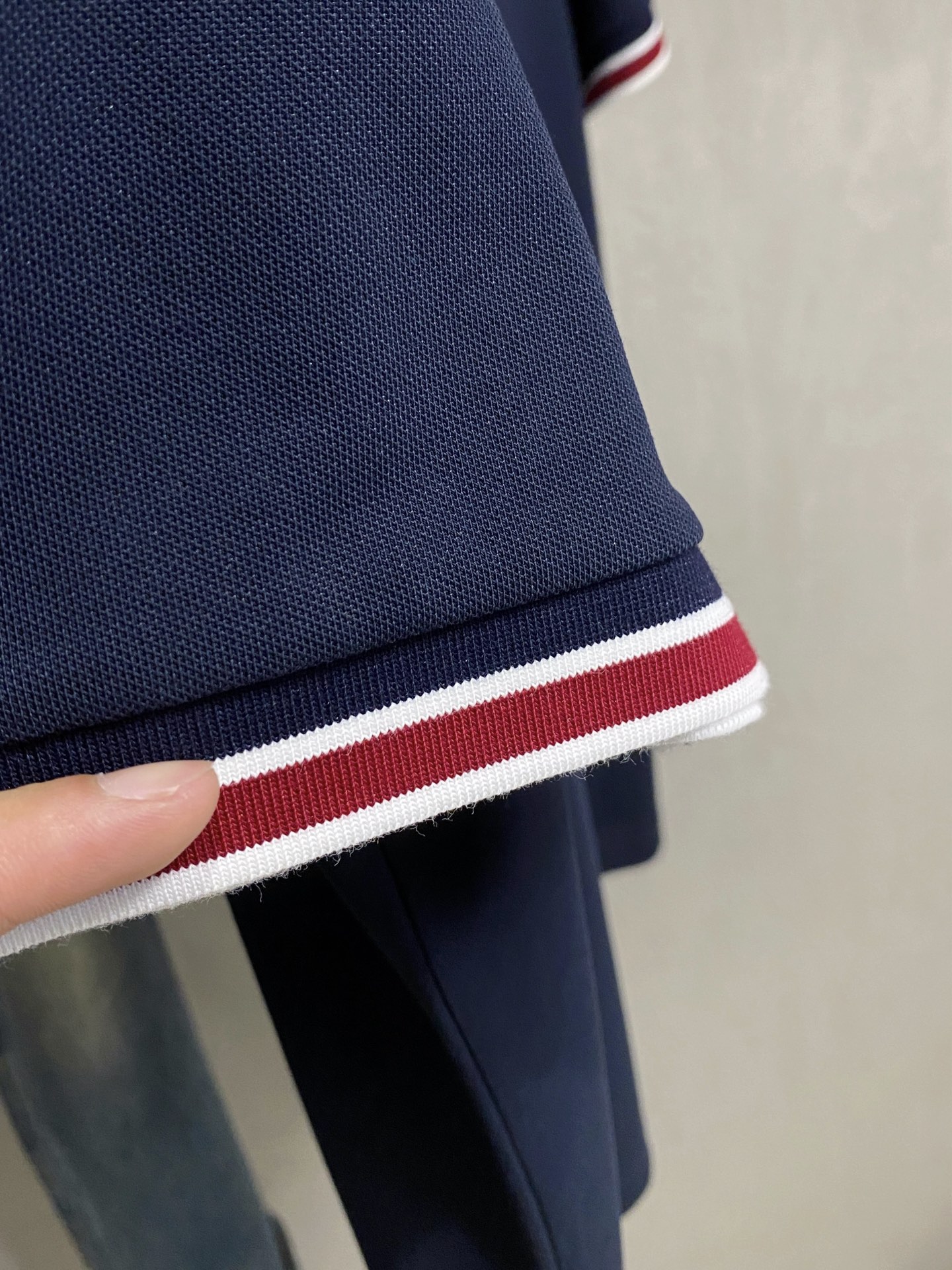 PTB 25SS新款春夏短袖翻领T恤Polo，最高版本客供定制高端朱地面料简单时尚款，拼色螺纹超级好看！