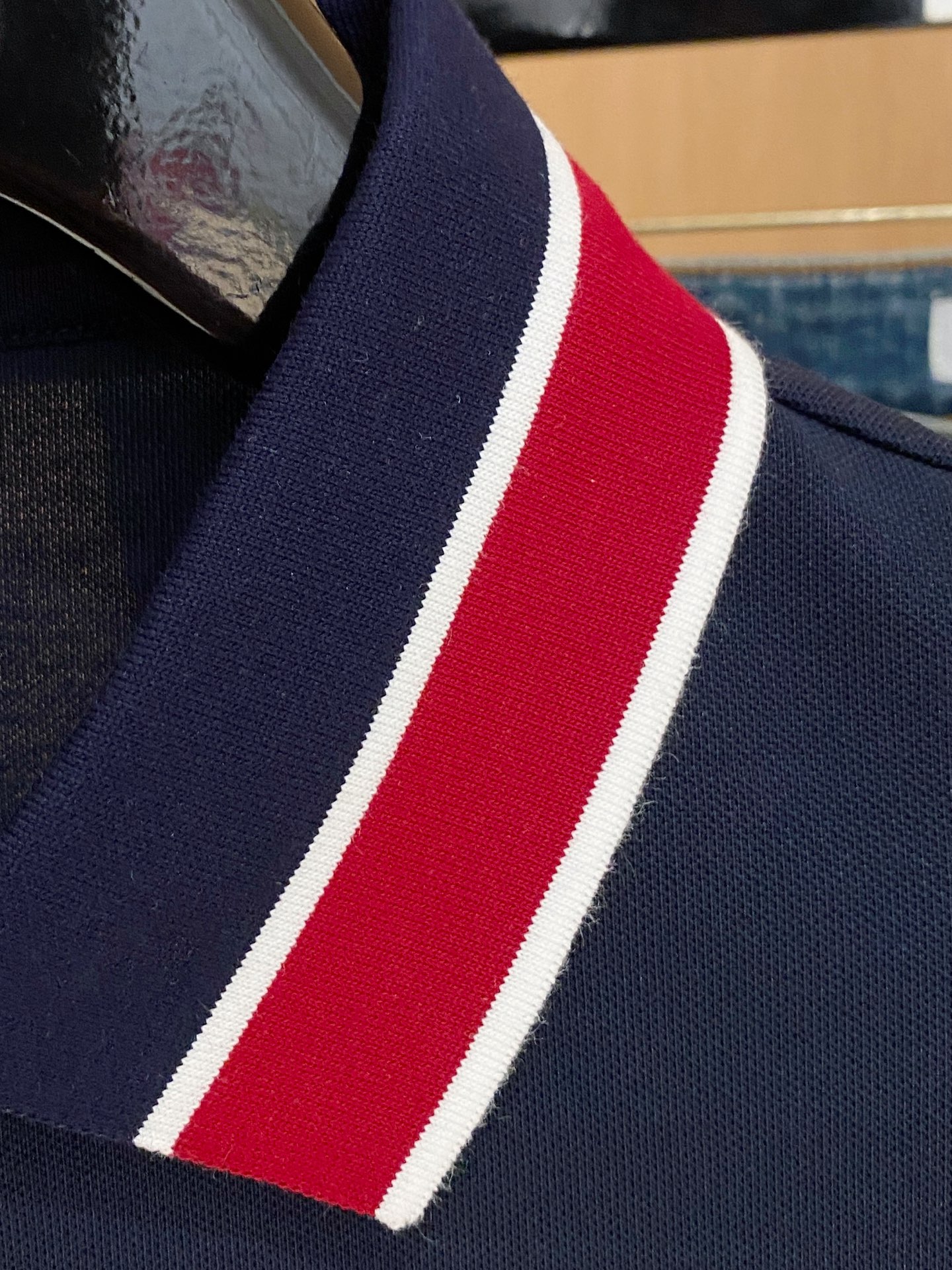 PTB 25SS新款春夏短袖翻领T恤Polo，最高版本客供定制高端朱地面料简单时尚款，拼色螺纹超级好看！